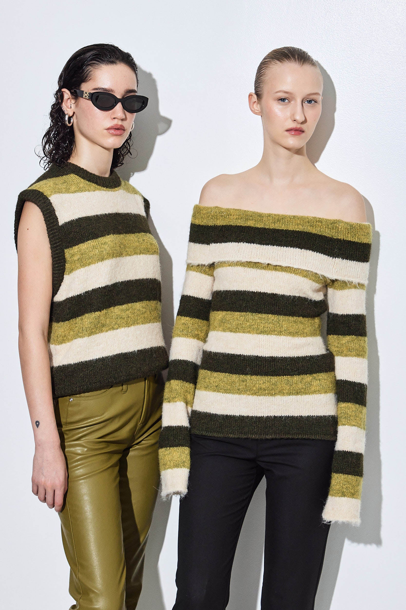Fuzzy Striped Vest - Image 8