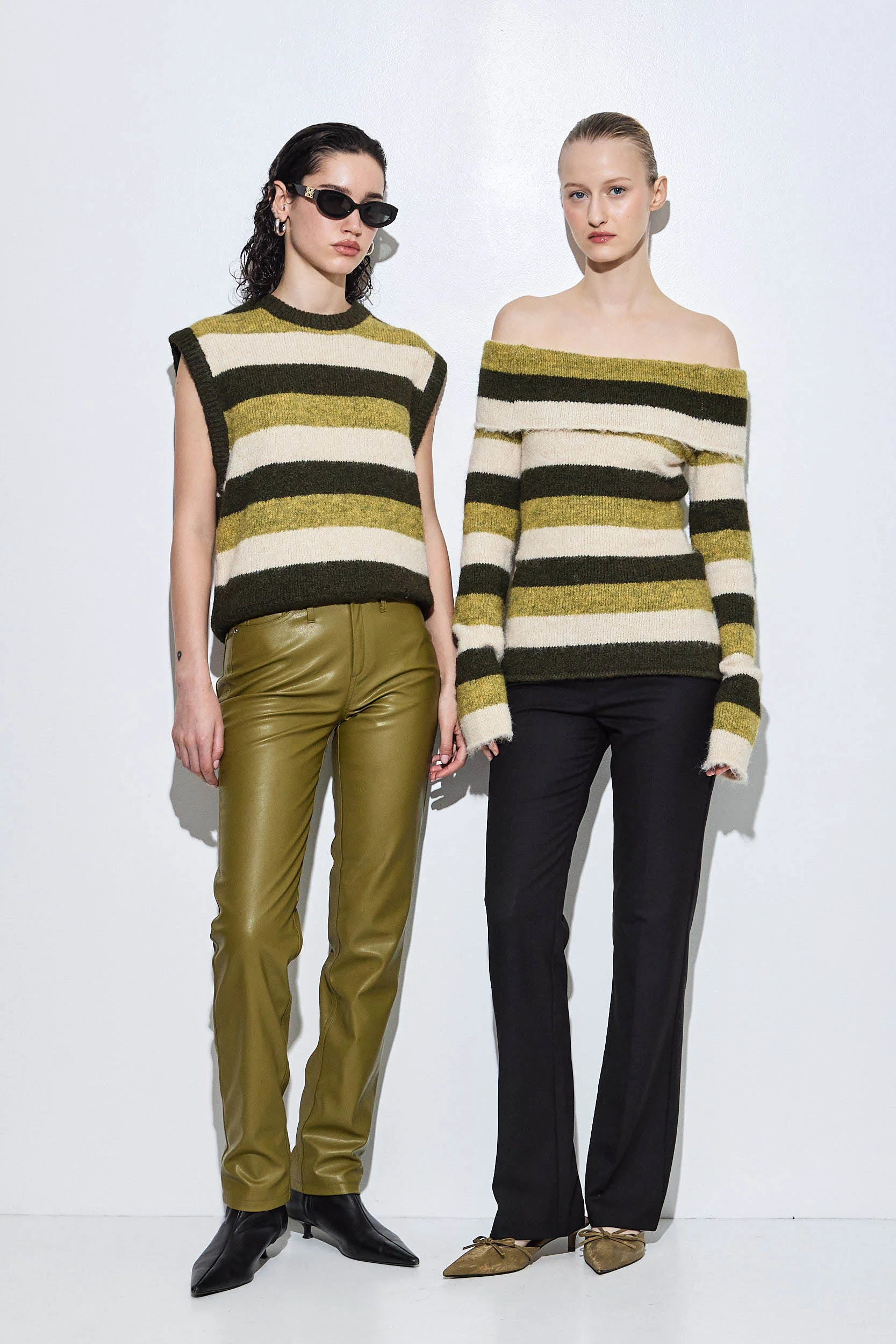 Fuzzy Striped Vest - Image 9