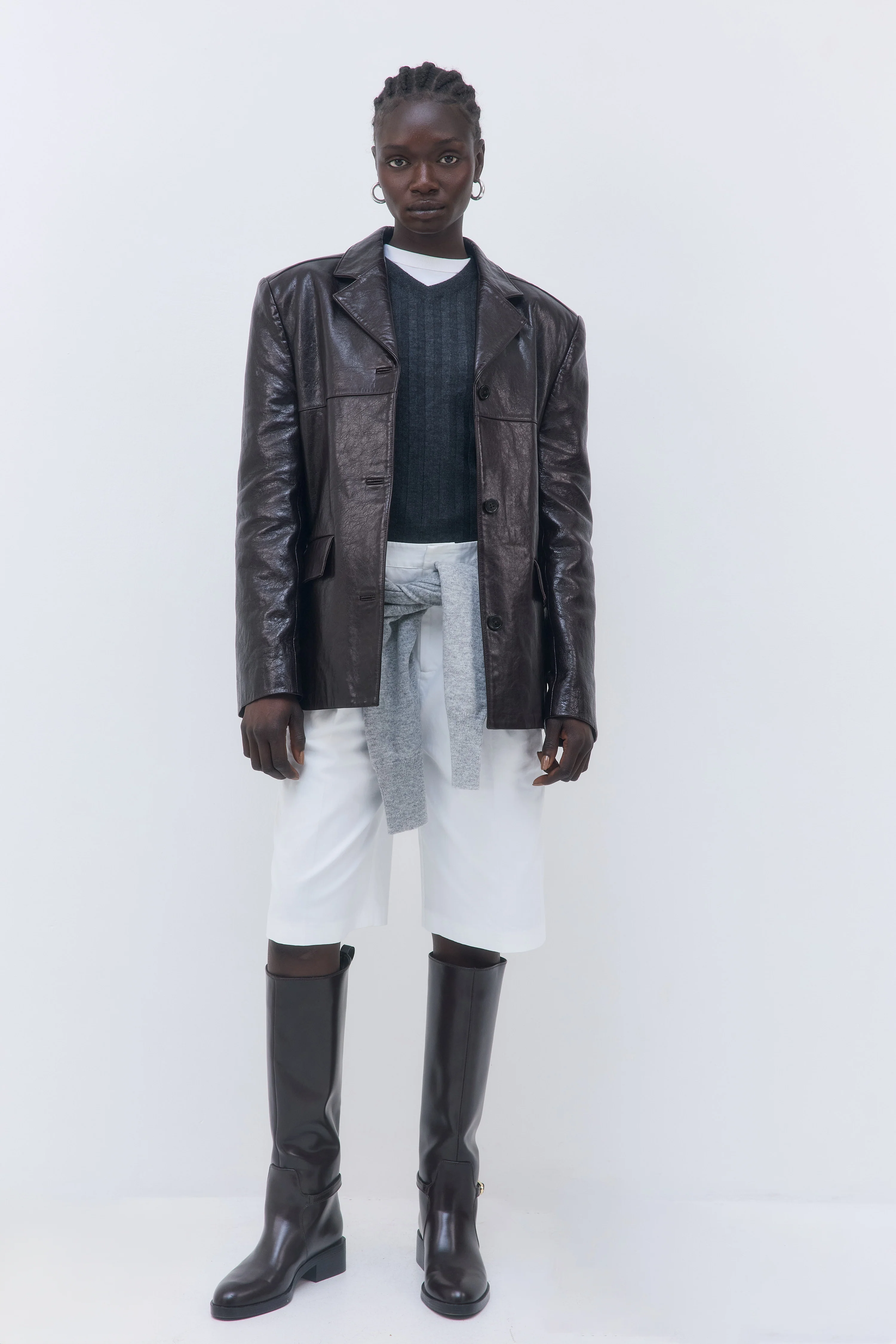 Leather Blazer - Image 2