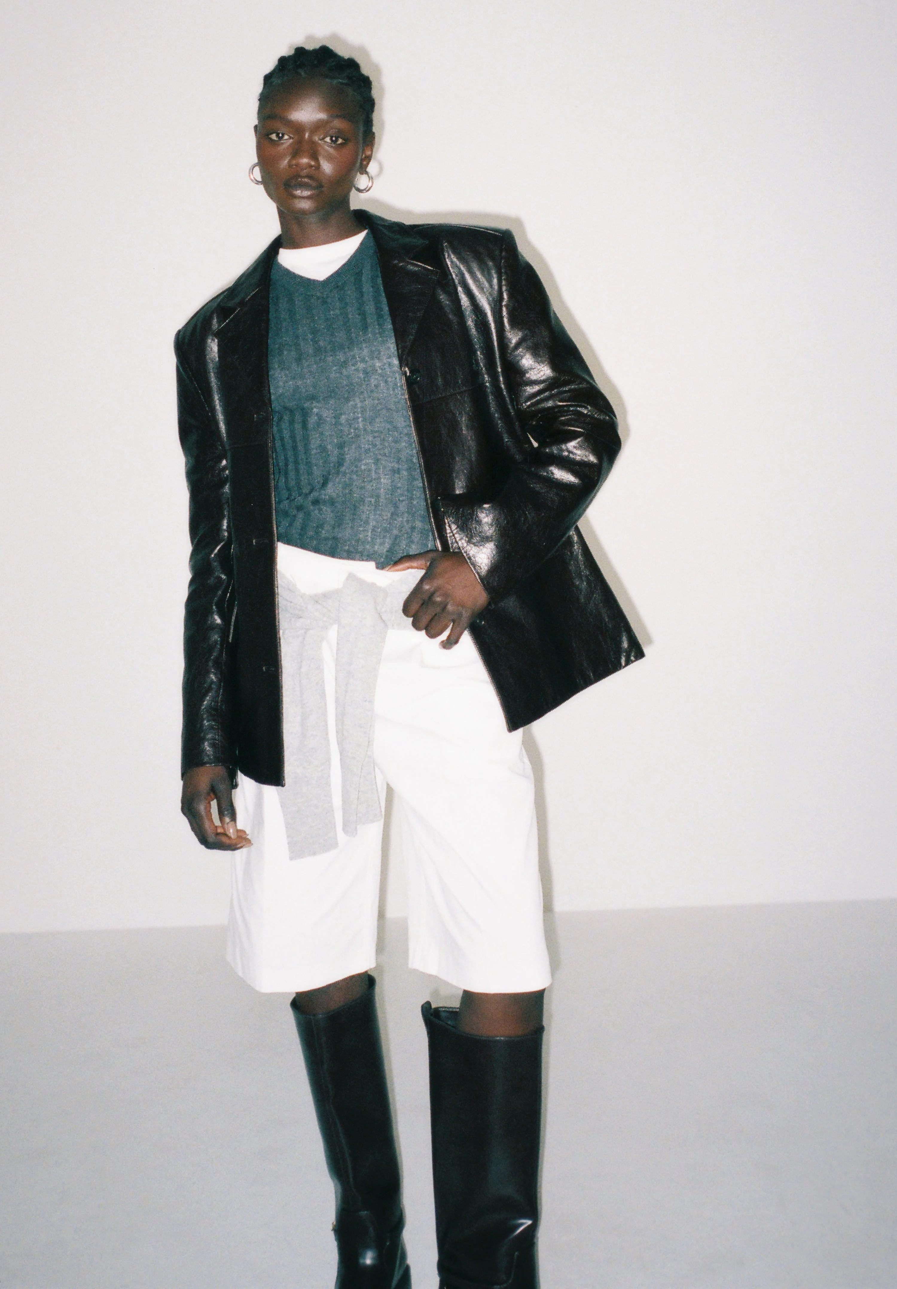 Leather Blazer - Image 3