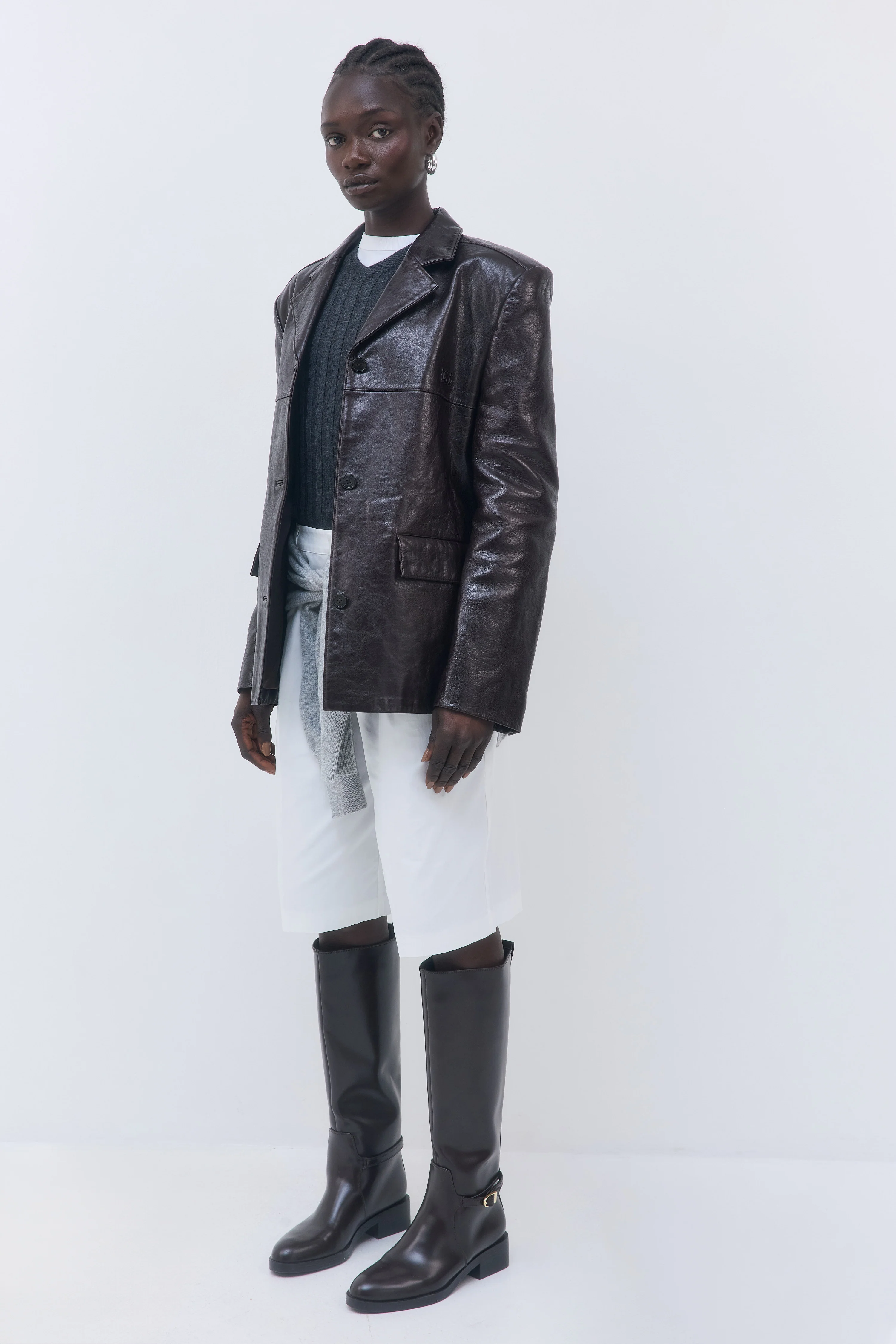 Leather Blazer - Image 4