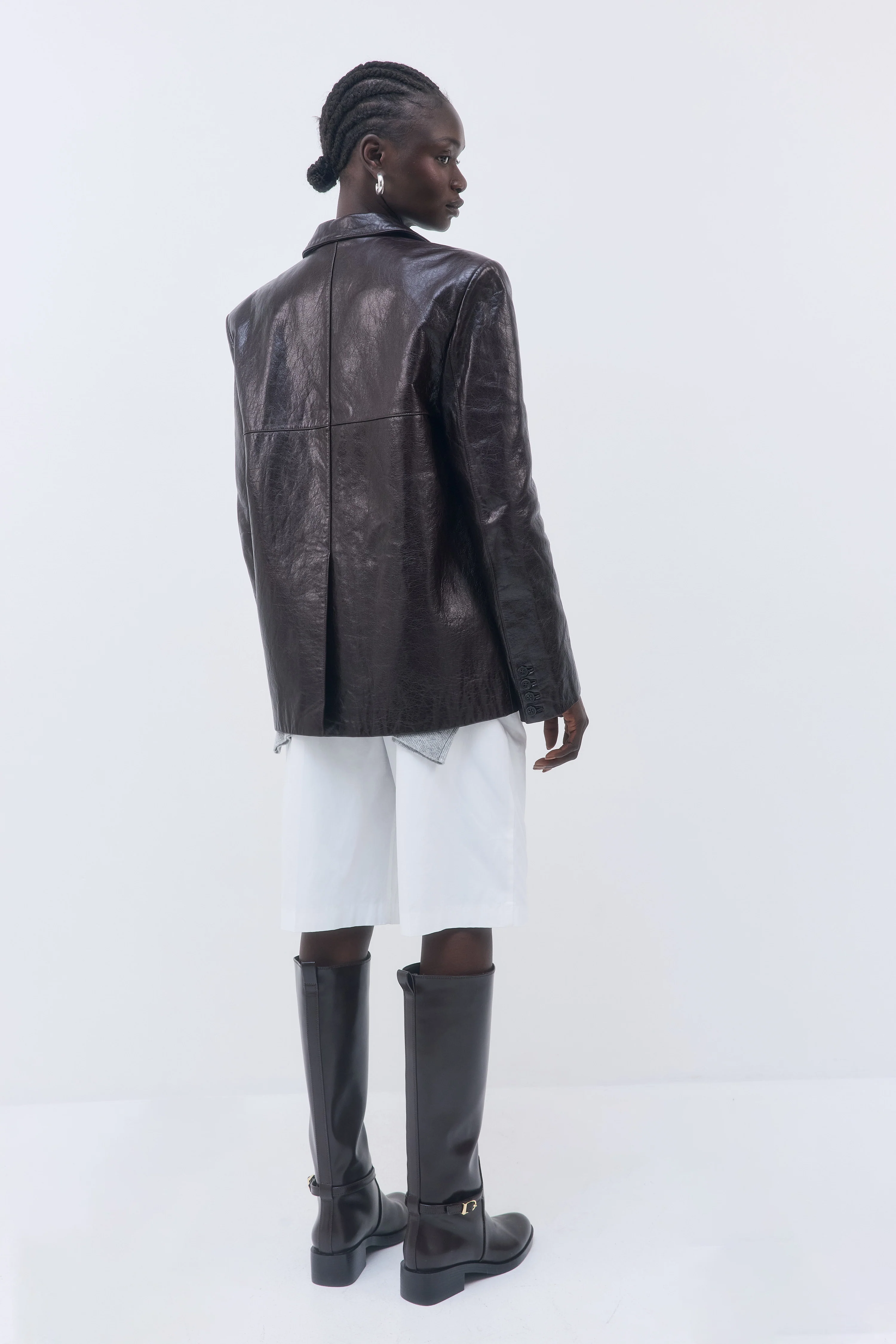 Leather Blazer - Image 5