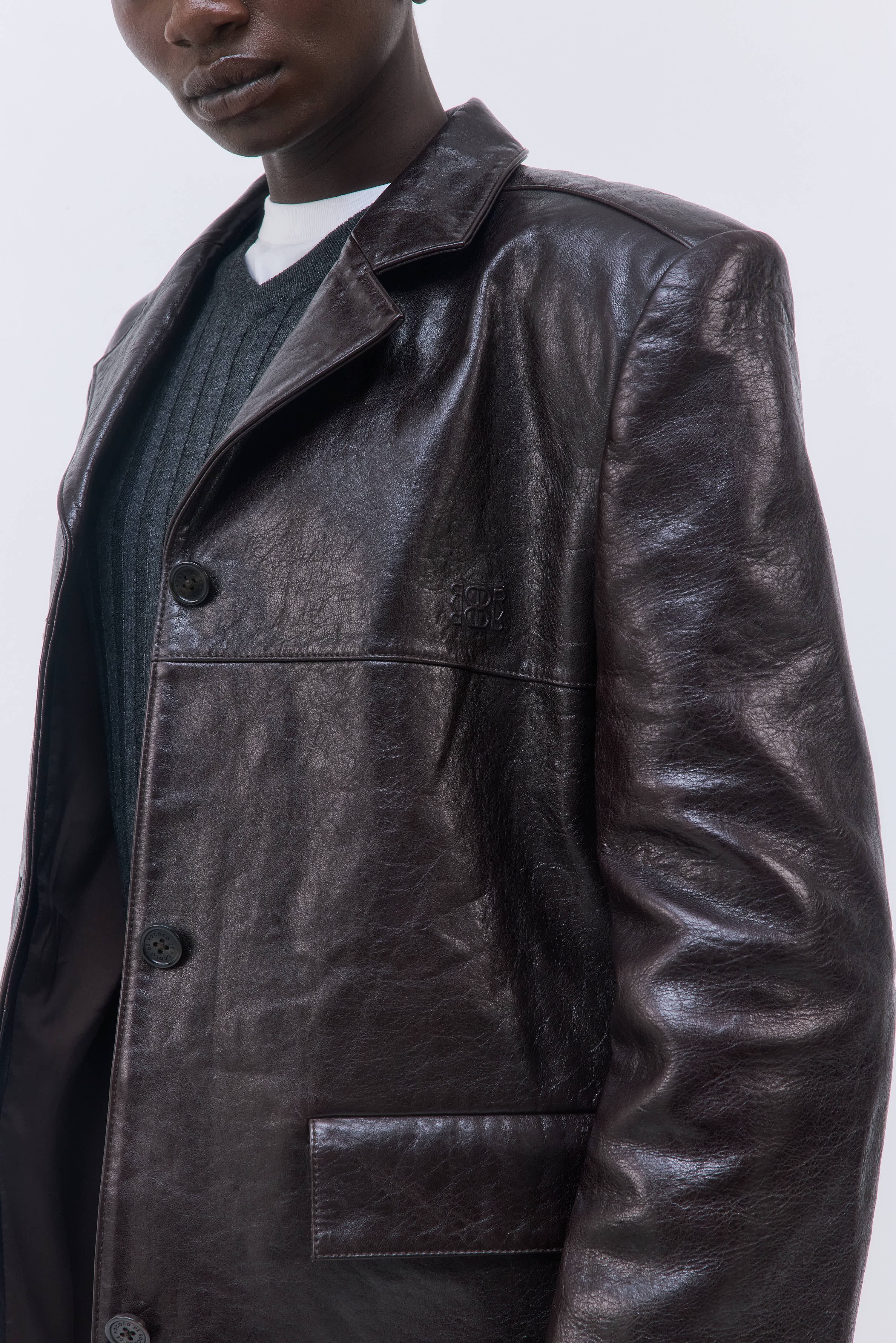 Leather Blazer - Image 8