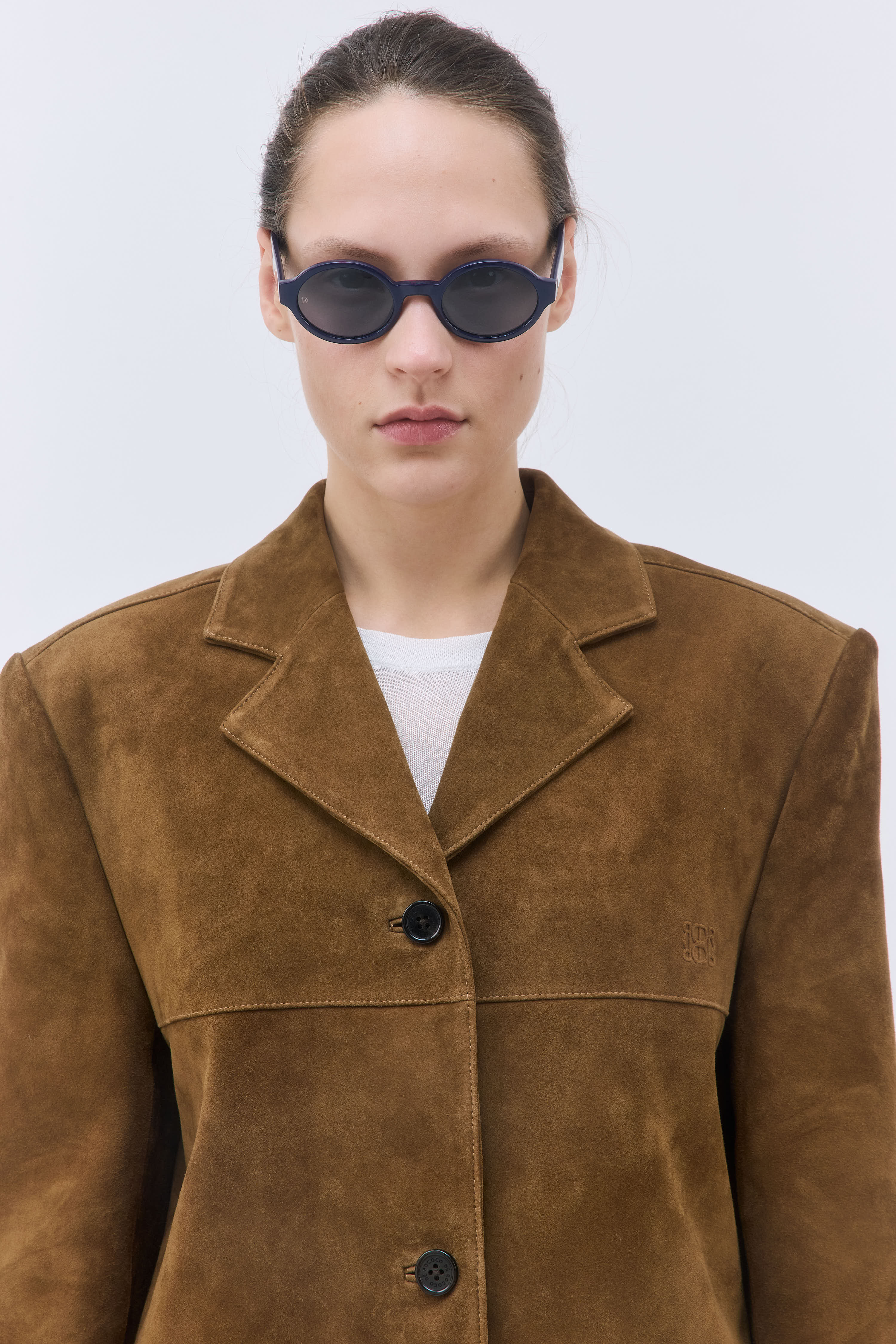 Suede Leather Blazer - Image 8