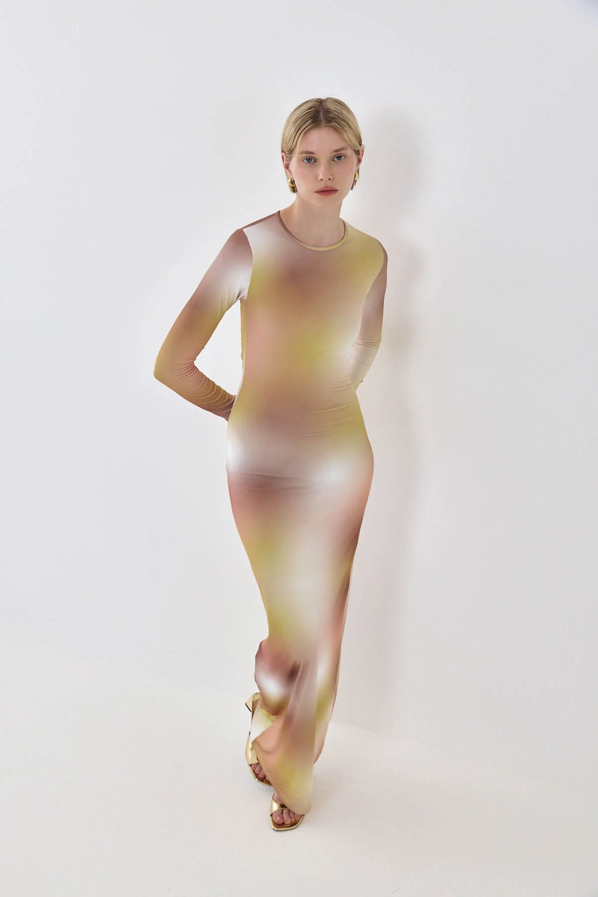 Sunset Open Back Maxi Dress - Image 2