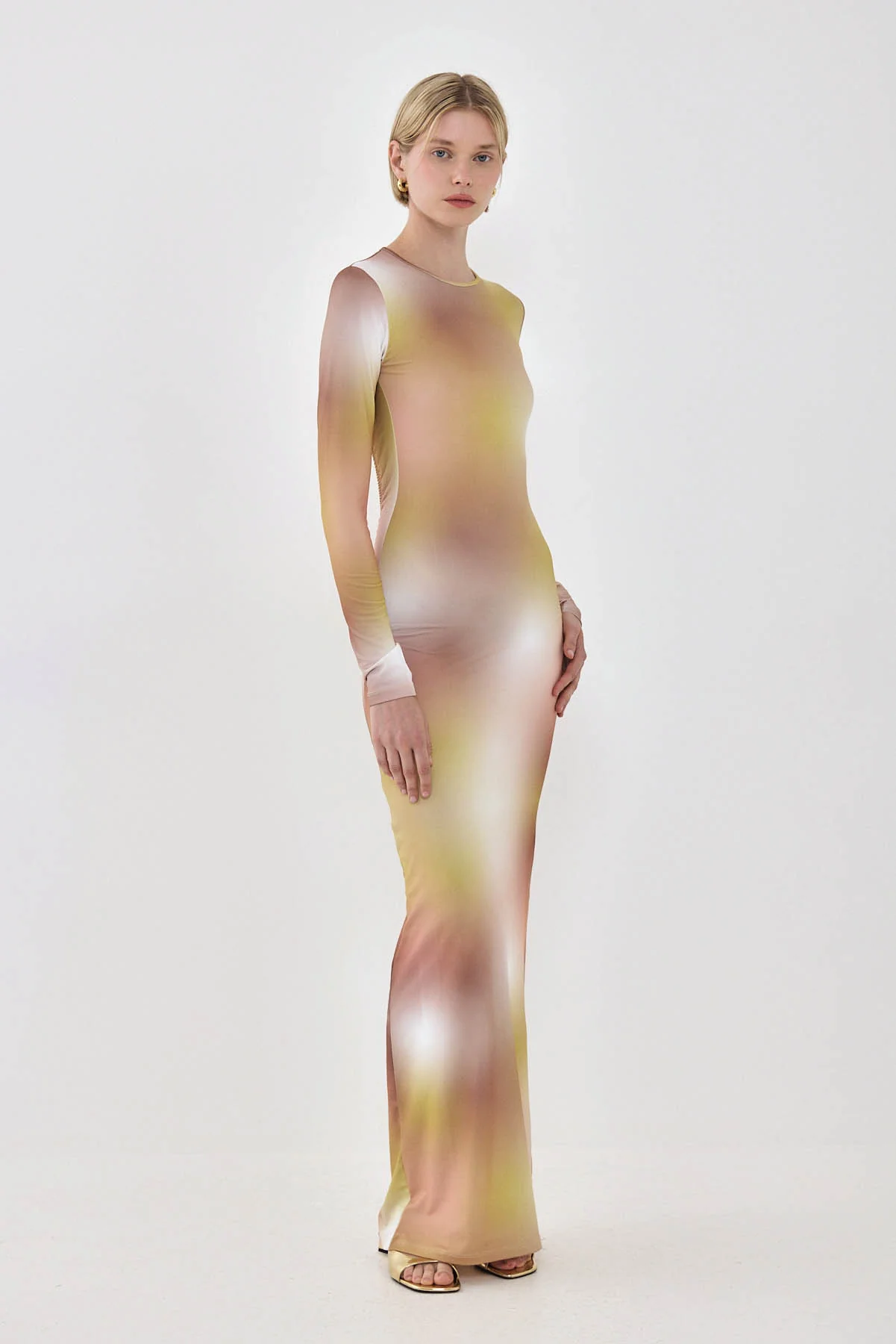 Sunset Open Back Maxi Dress - Image 3