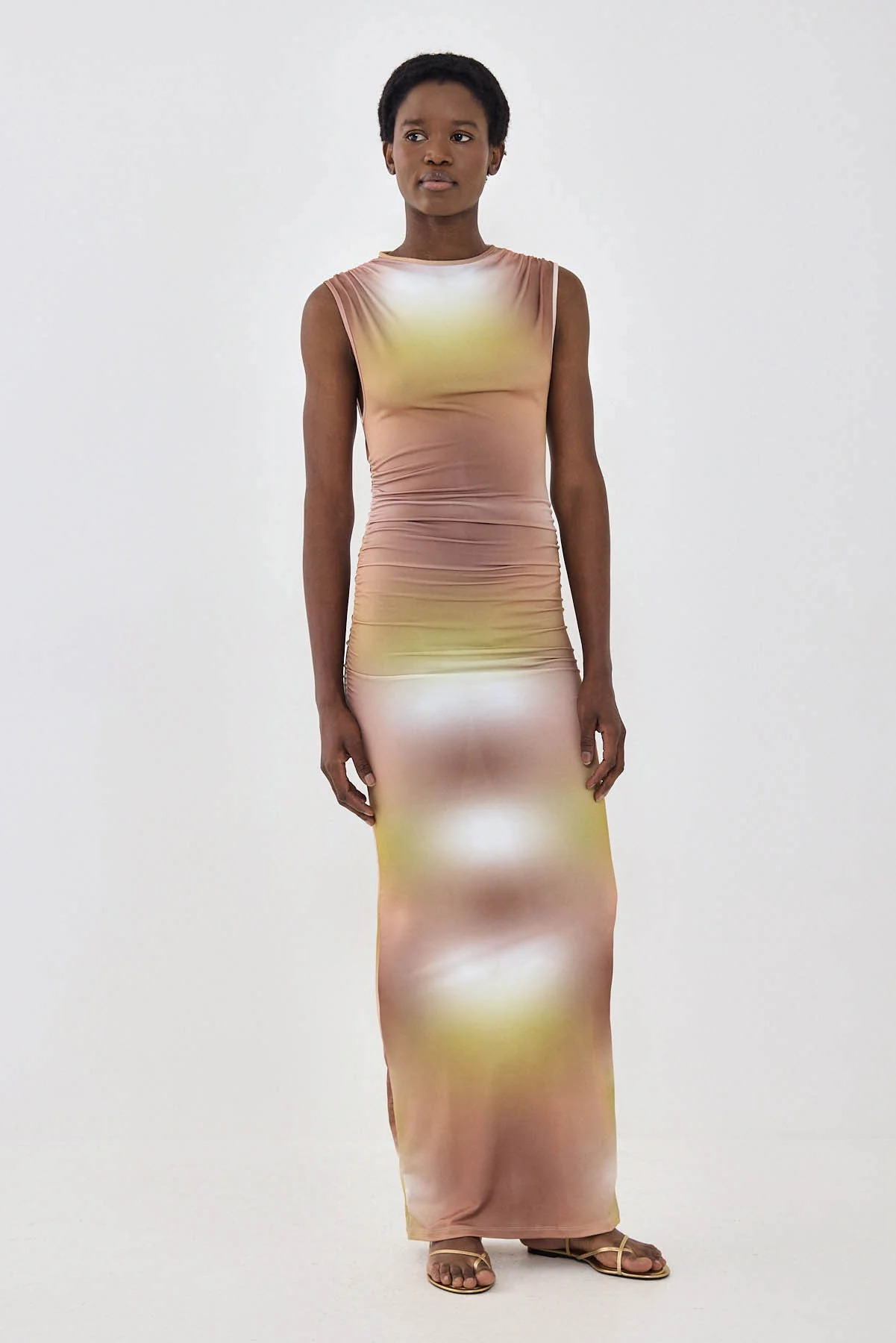 Sunset Sleeveless Maxi Dress