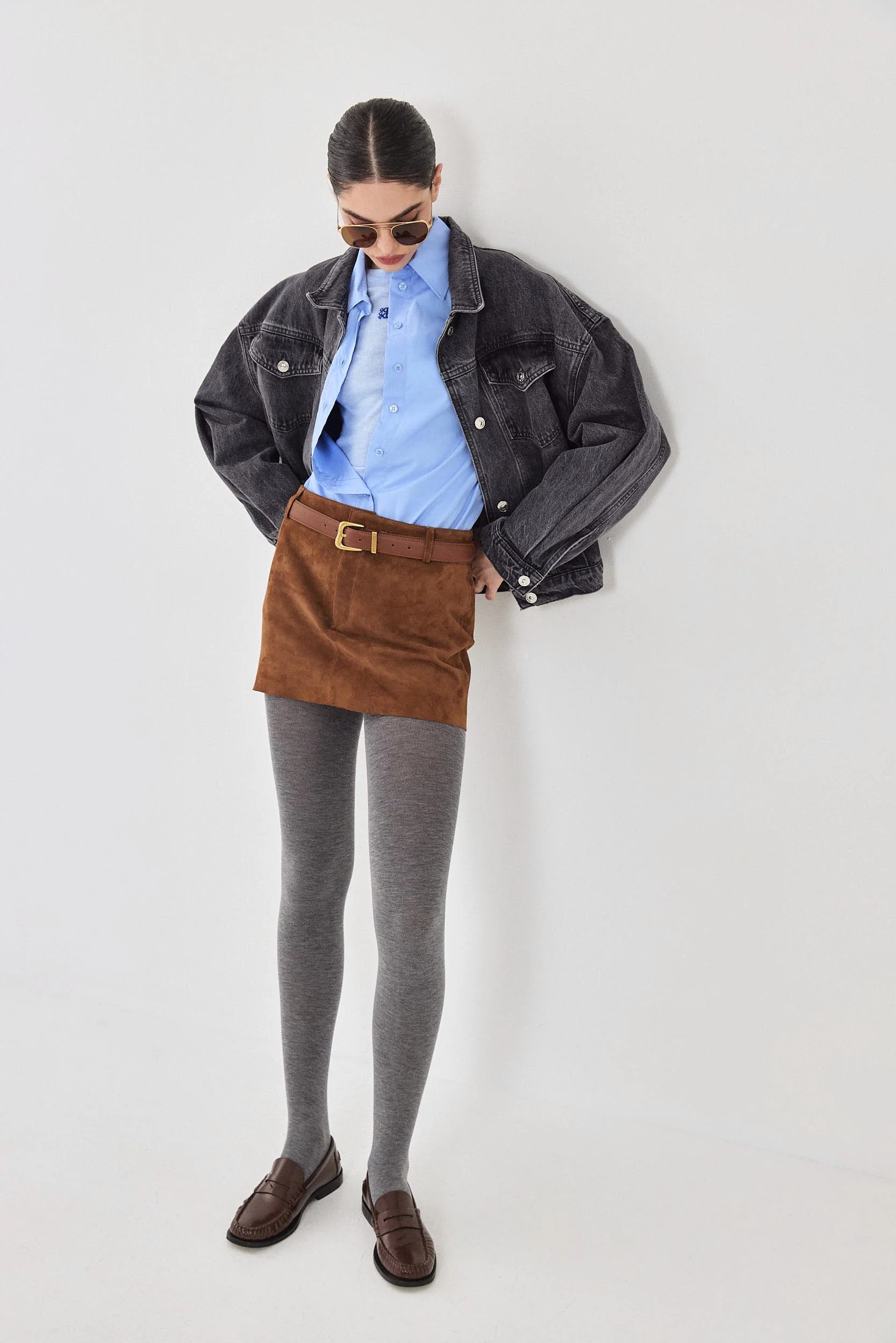 Oversized Boxy Denim Jacket - Image 3