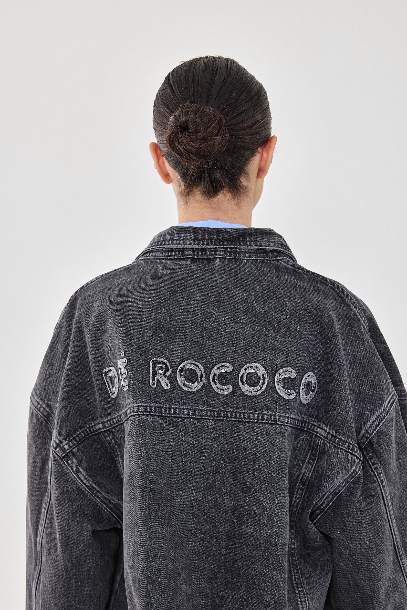 Oversized Boxy Denim Jacket - Image 6