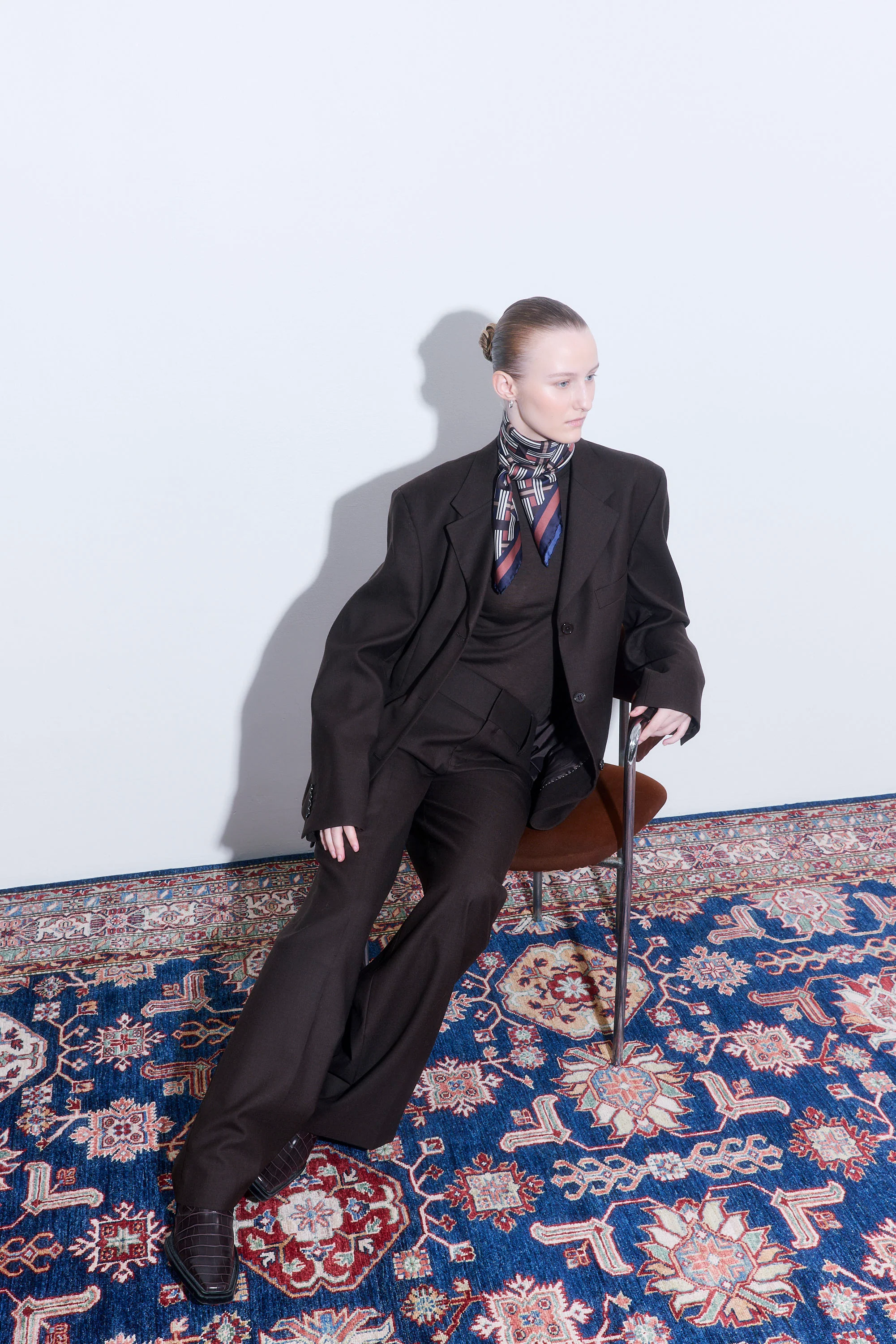 Tailored Oversized Wool Blazer - Image 6