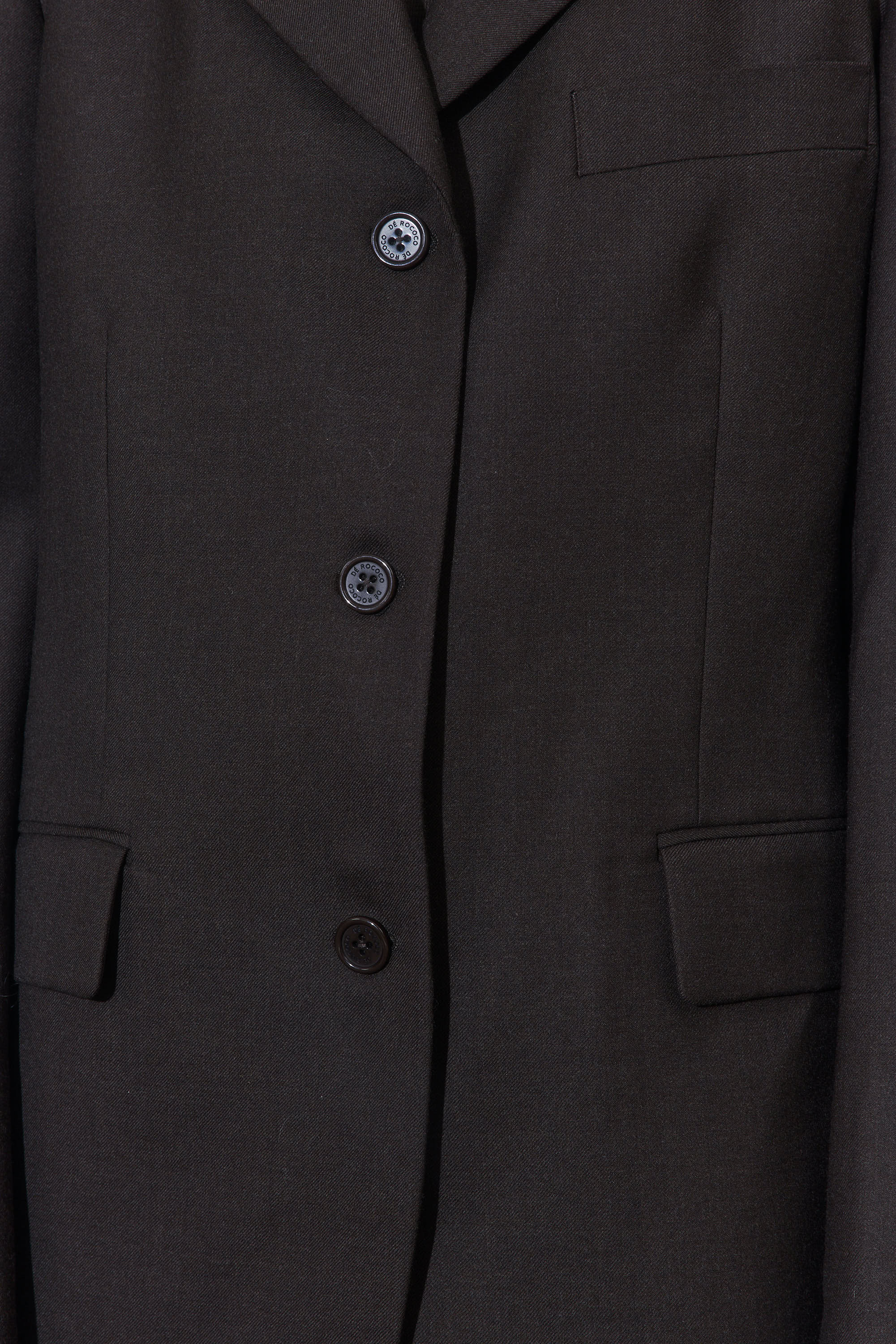 Tailored Oversized Wool Blazer - Image 7
