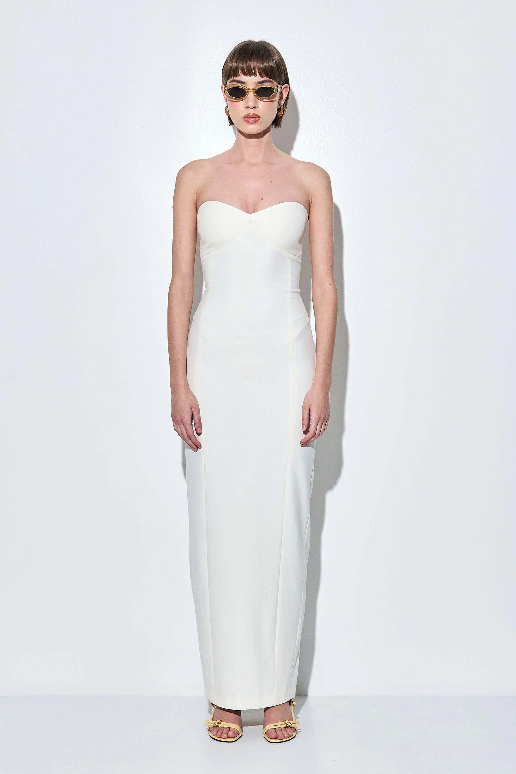 Tailored Daddy Corset Maxi Dress