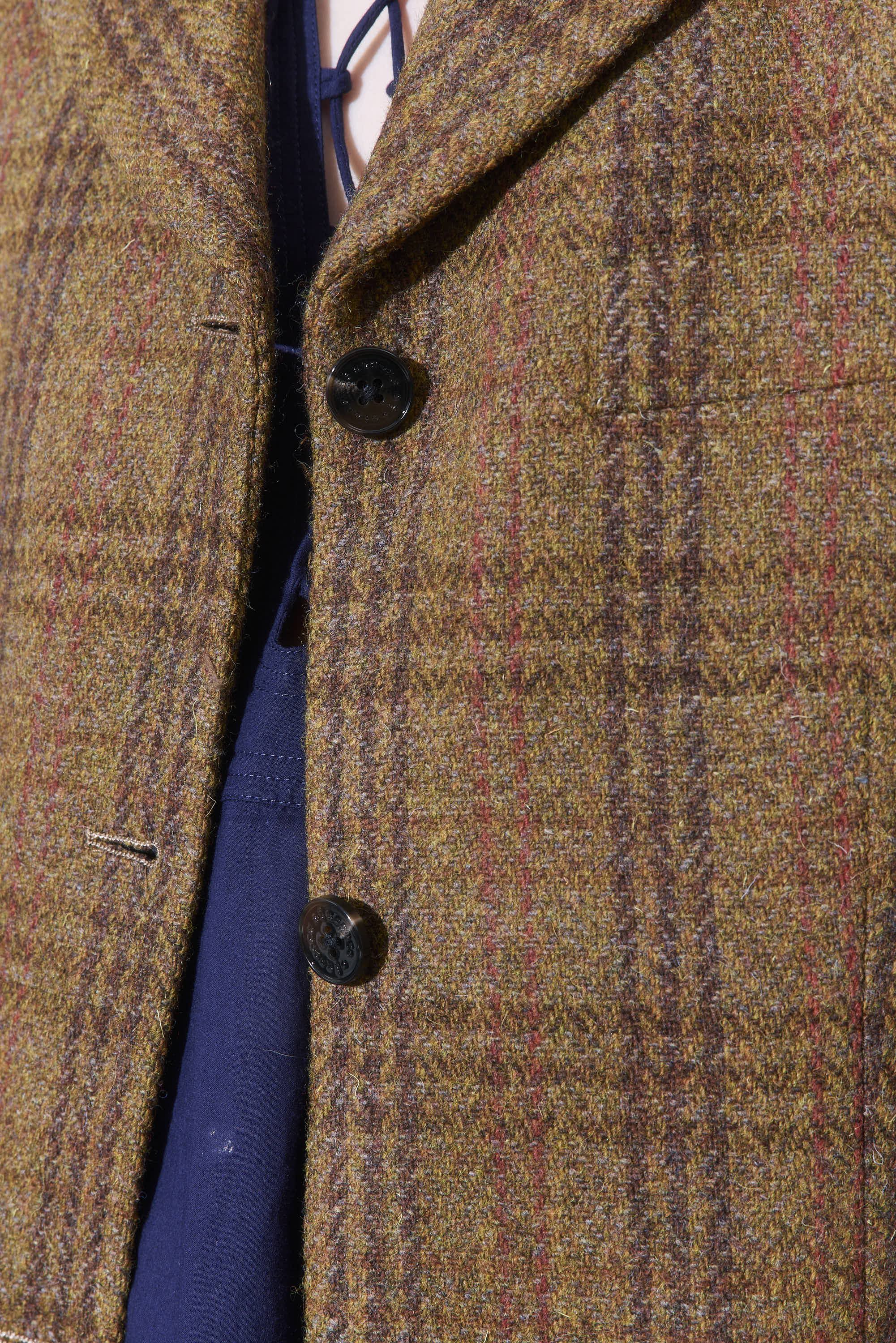 Tailored Wool Plaid Jacket - Image 8