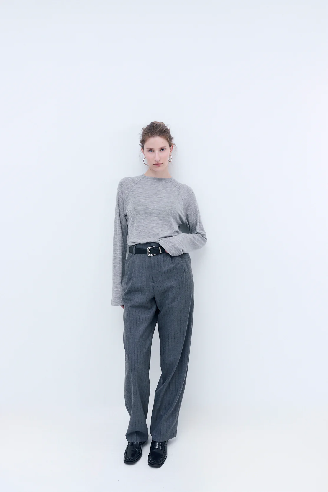 Tapered Leg Wool Daddy Pants - Image 3