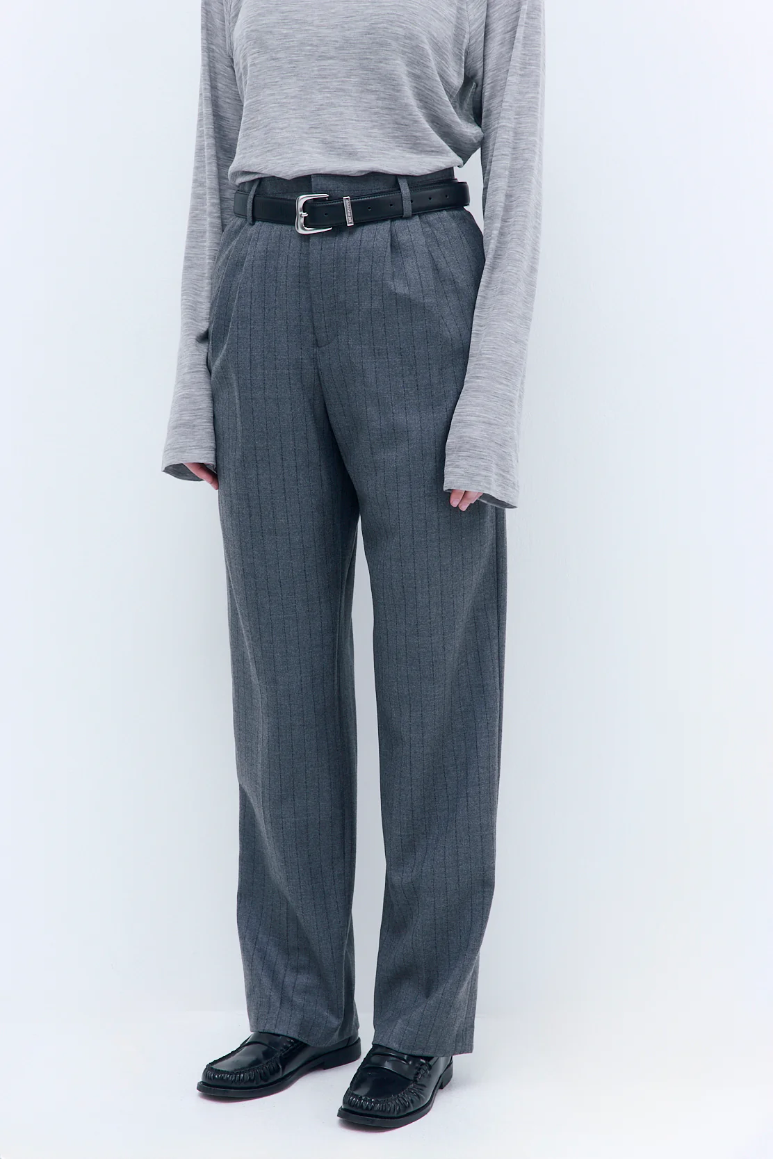 Tapered Leg Wool Daddy Pants - Image 4