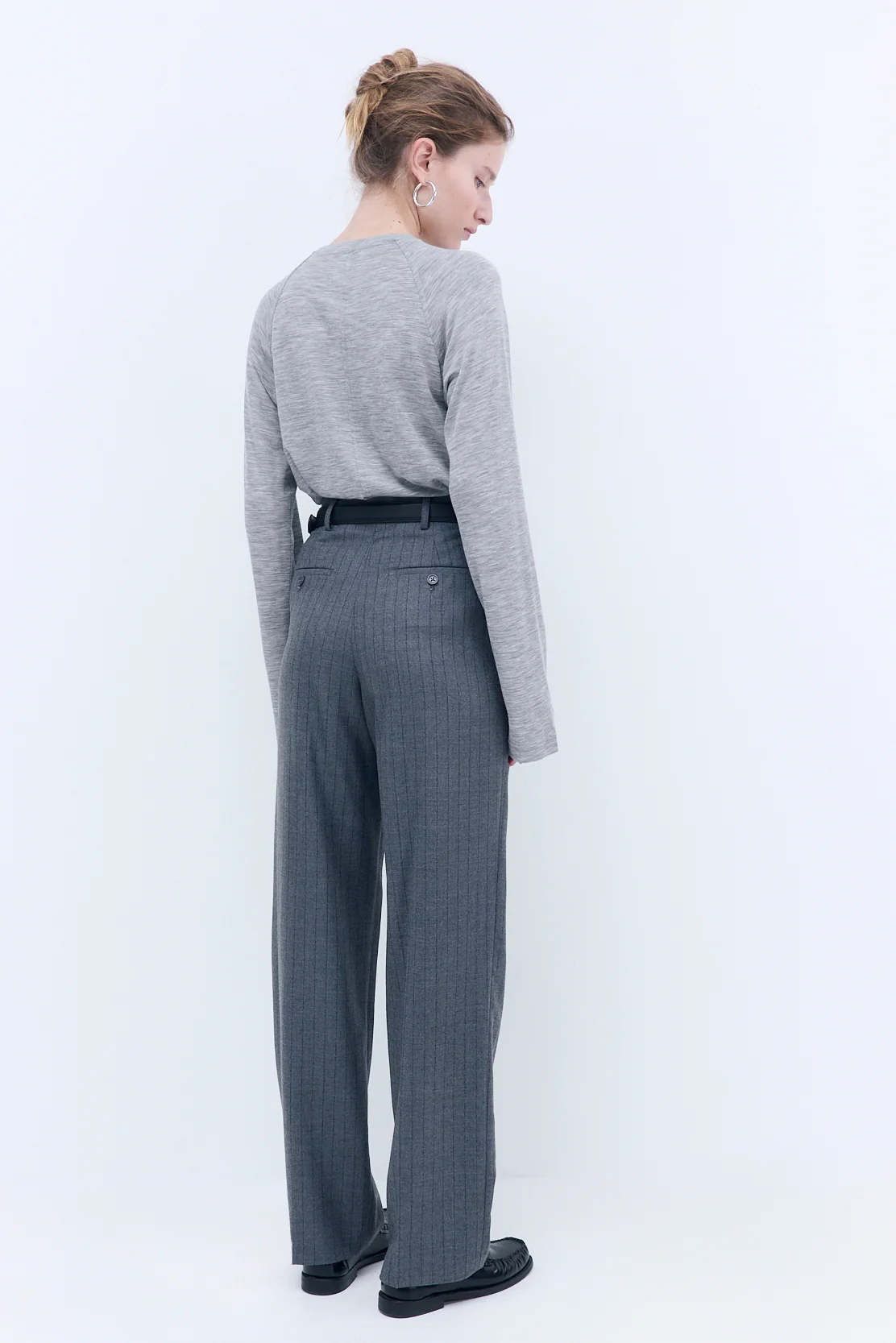 Tapered Leg Wool Daddy Pants - Image 5