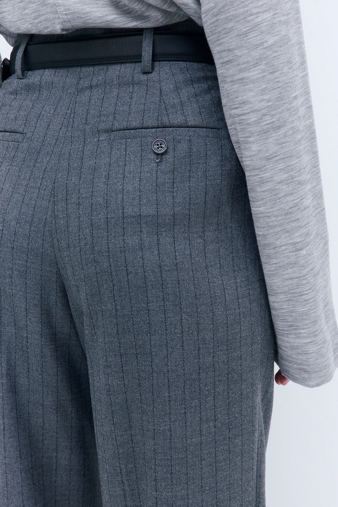 Tapered Leg Wool Daddy Pants - Image 6