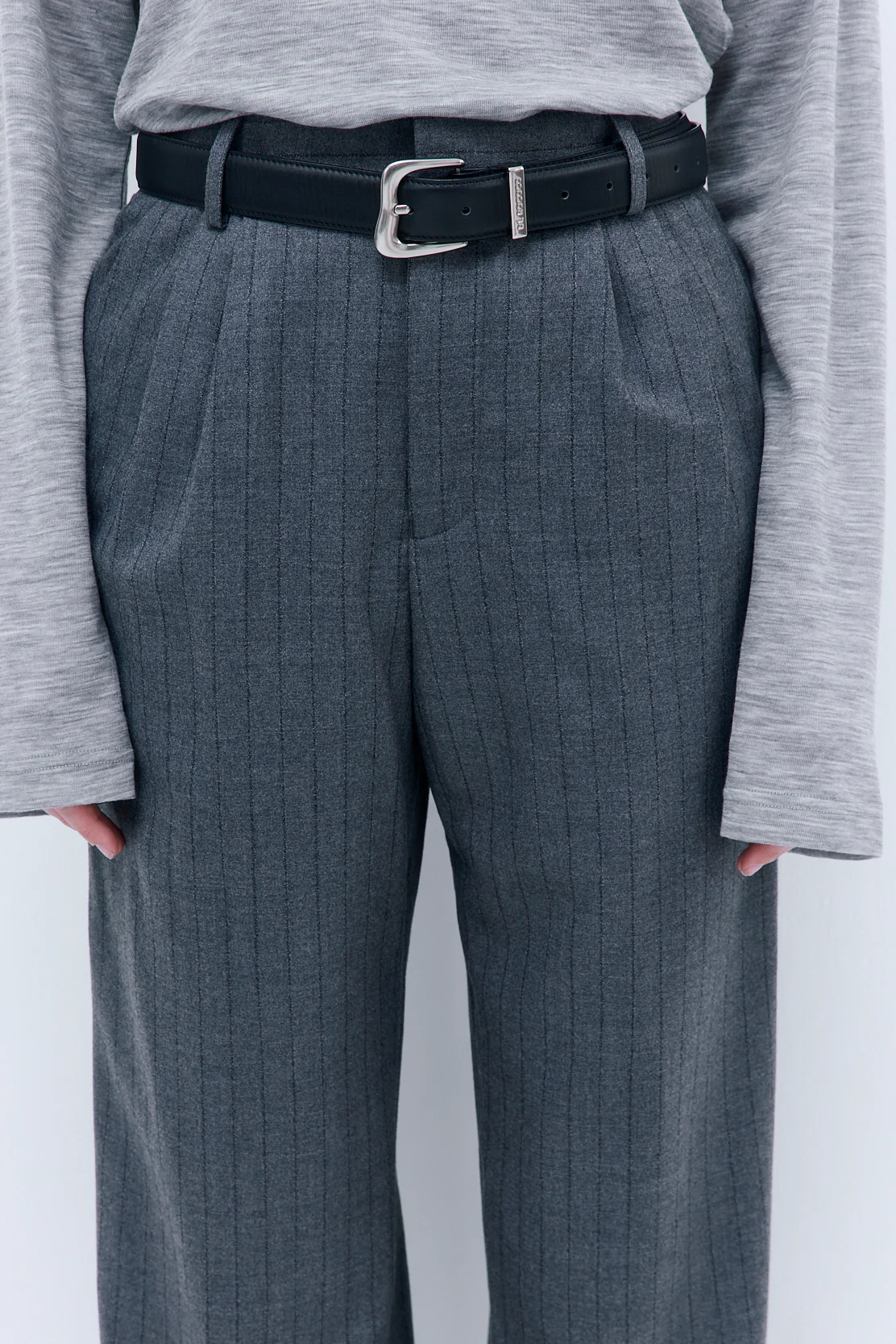 Tapered Leg Wool Daddy Pants - Image 7