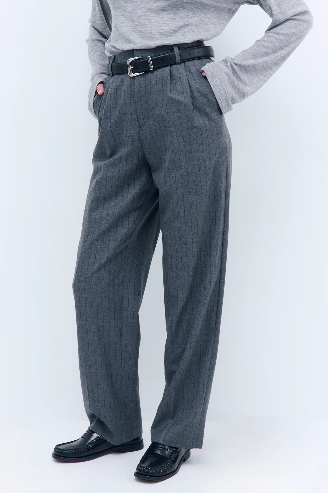 Tapered Leg Wool Daddy Pants - Image 8