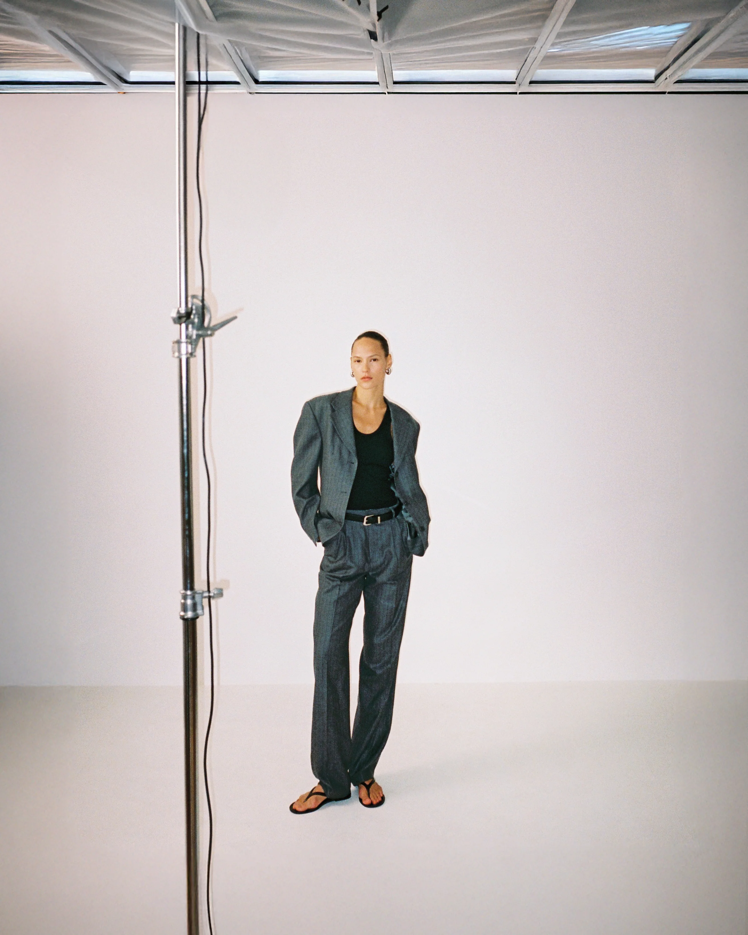 Tapered Leg Wool Daddy Pants - Image 9