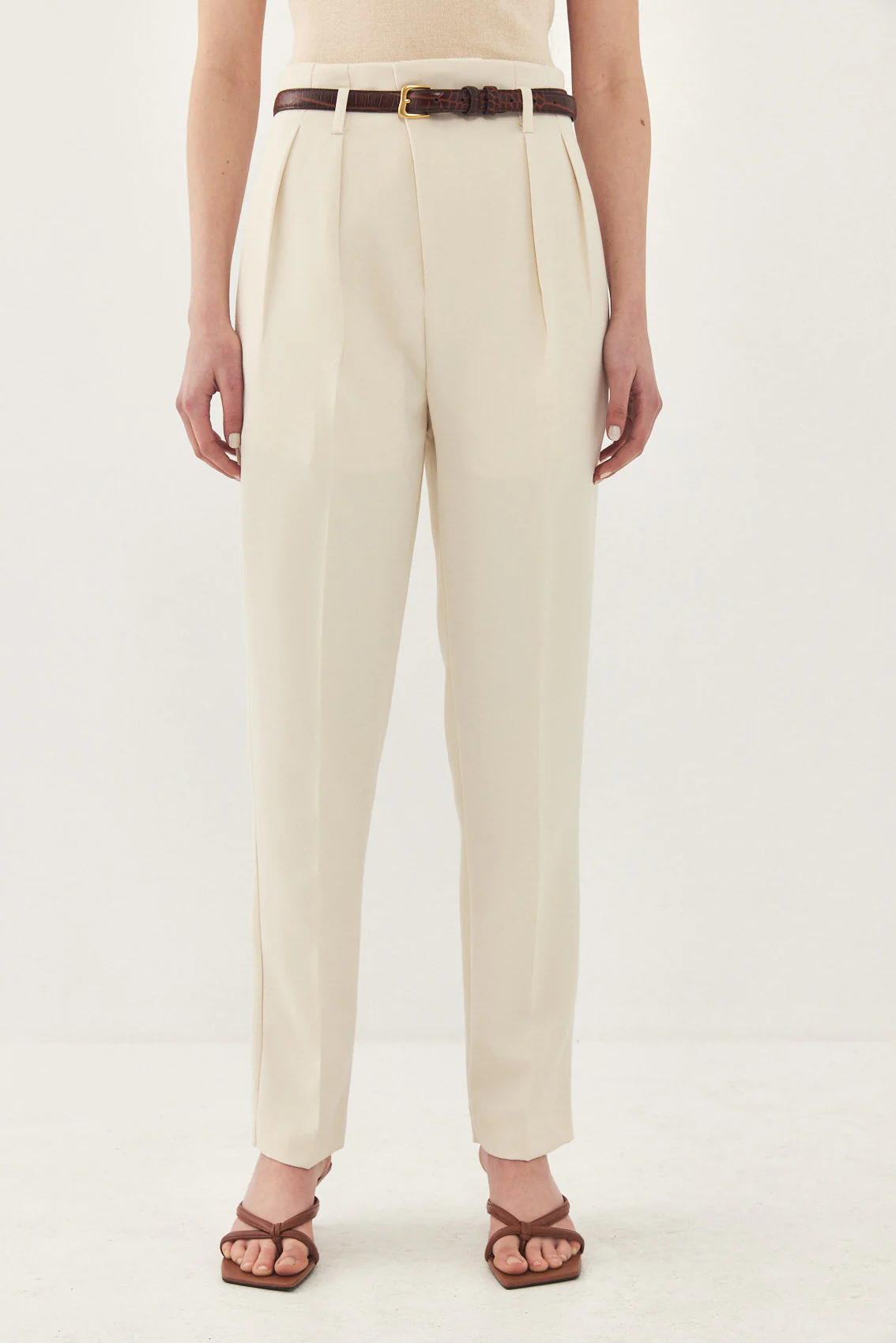 Tapered Pleat Daddy Pants - Image 2
