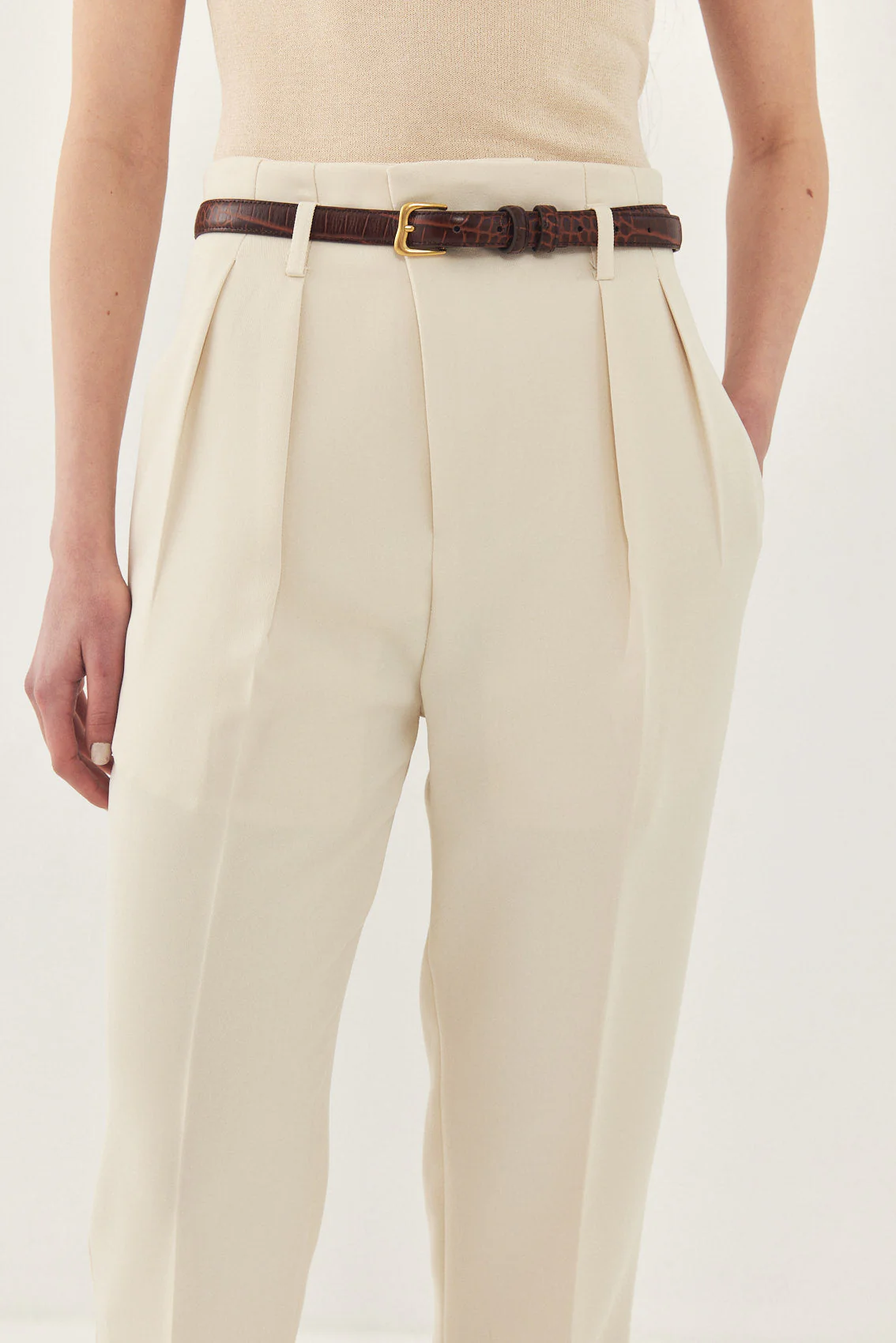 Tapered Pleat Daddy Pants - Image 7