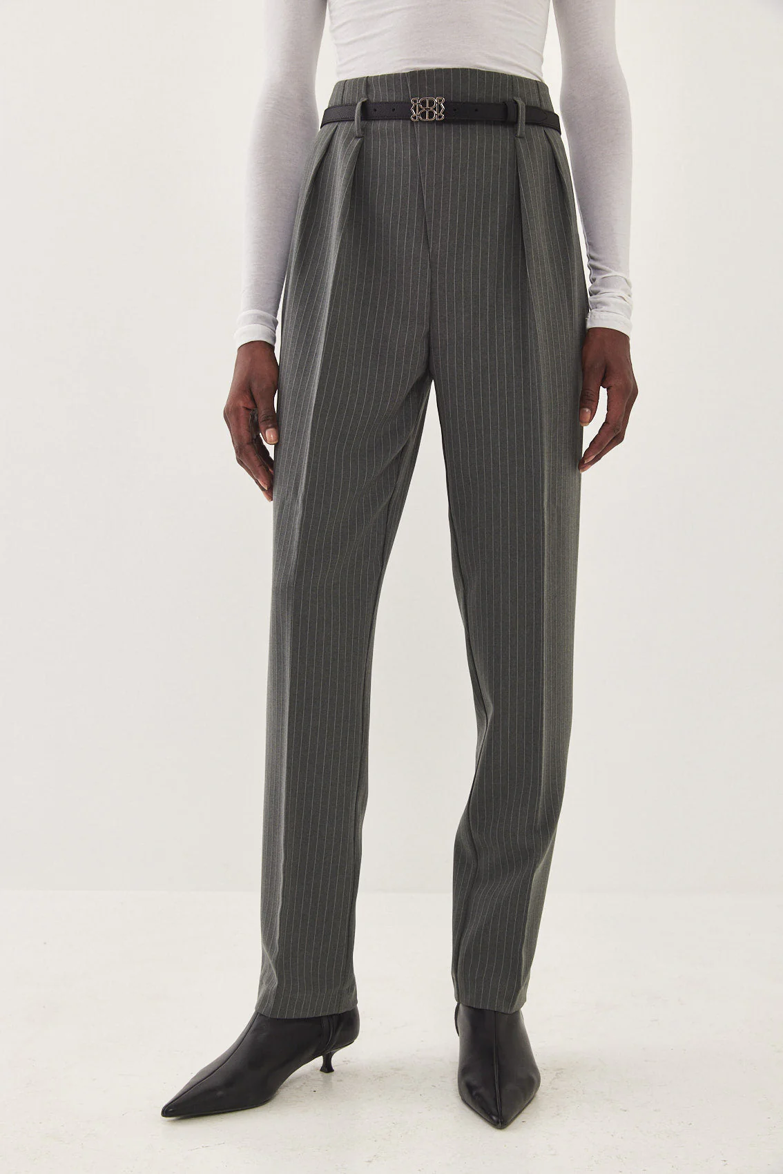 Tapered Pleat Daddy Pants - Image 2