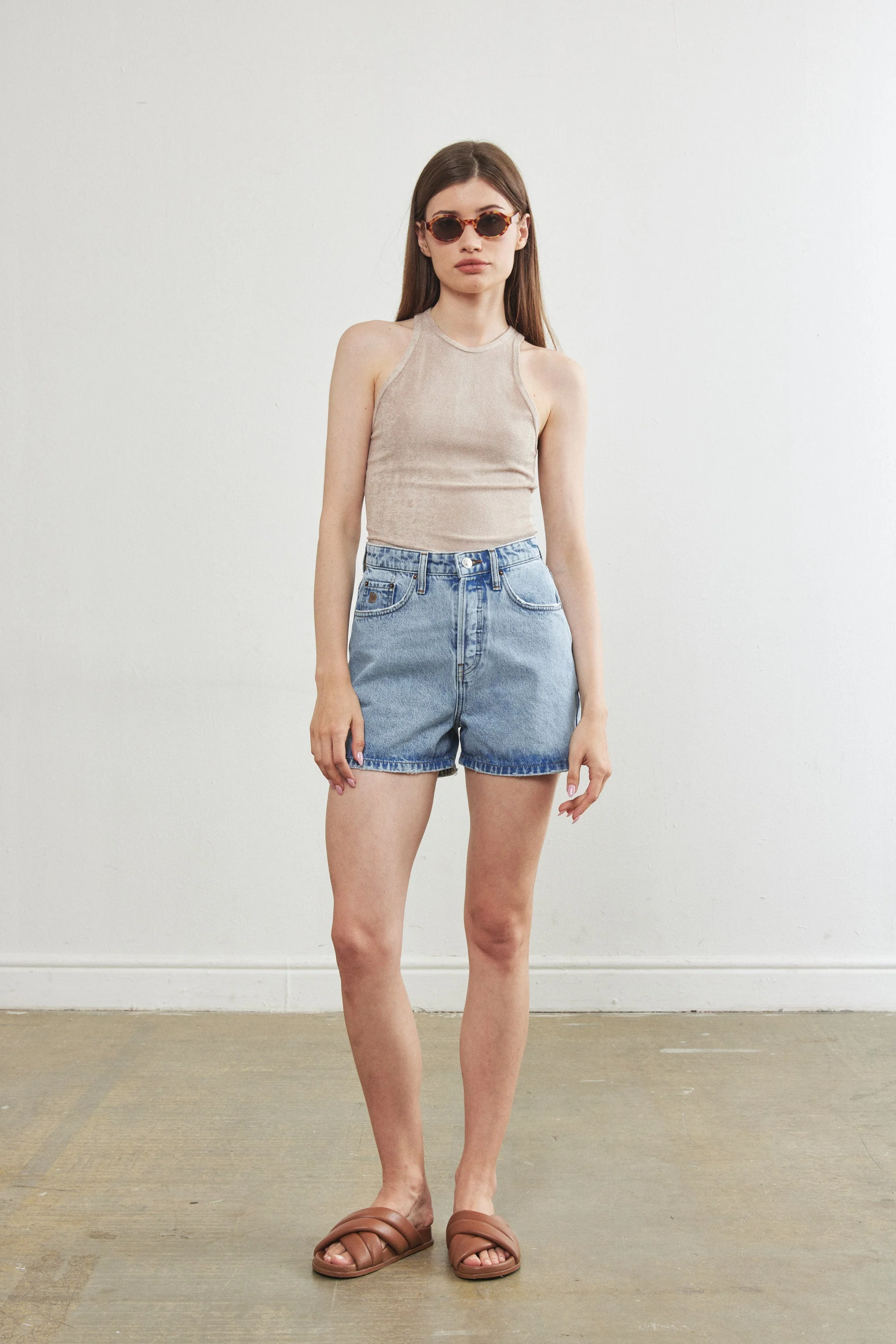 Terry Towel Halter Top - Image 2