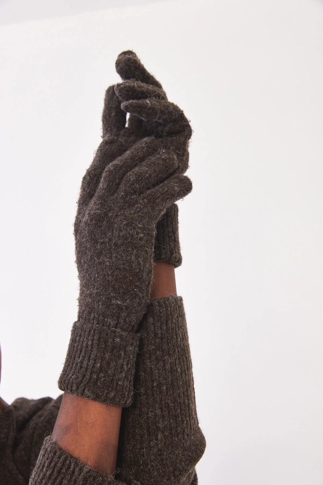 Thick Knitted Gloves - Image 2
