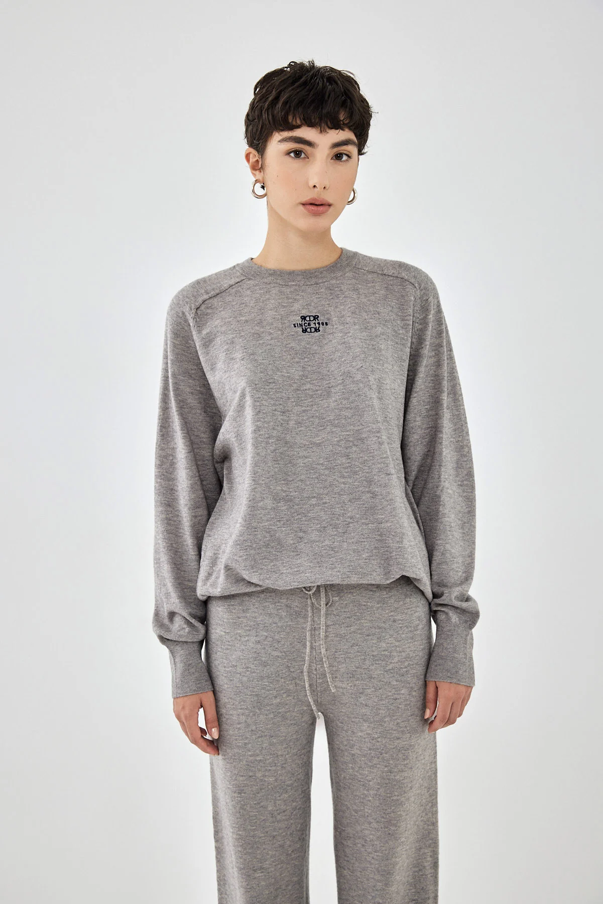 Thin Knitted Crewneck Top