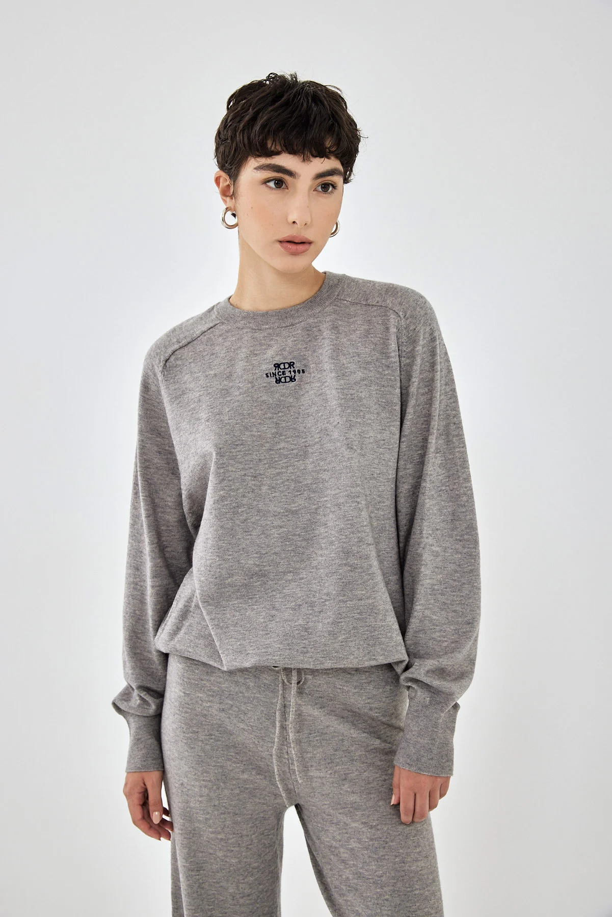 Thin Knitted Crewneck Top - Image 6
