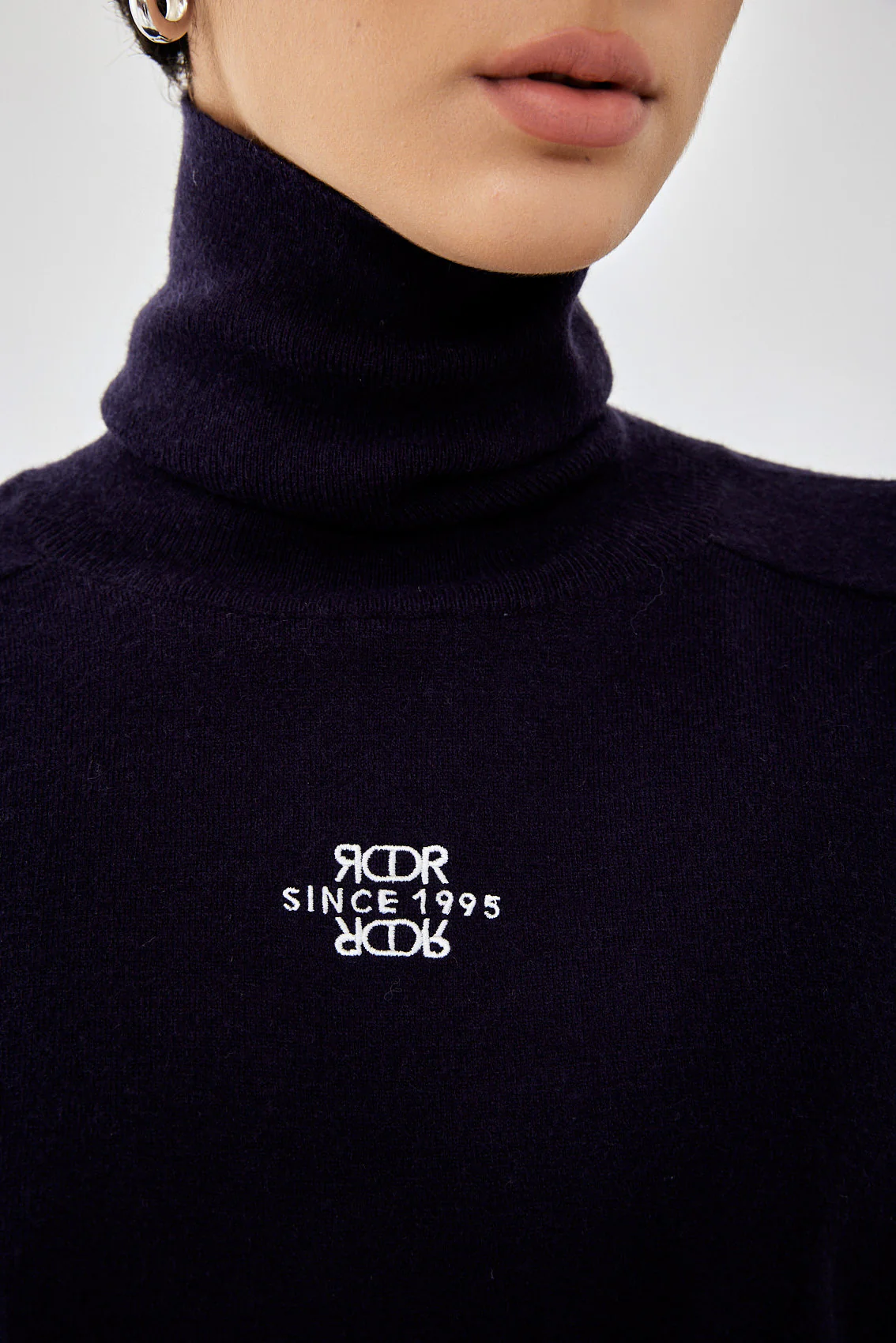 Thin Knitted Turtleneck Top - Image 7
