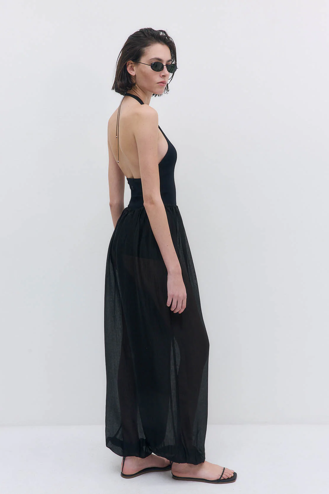 Tight Ribbed Halter Neck - Image 6