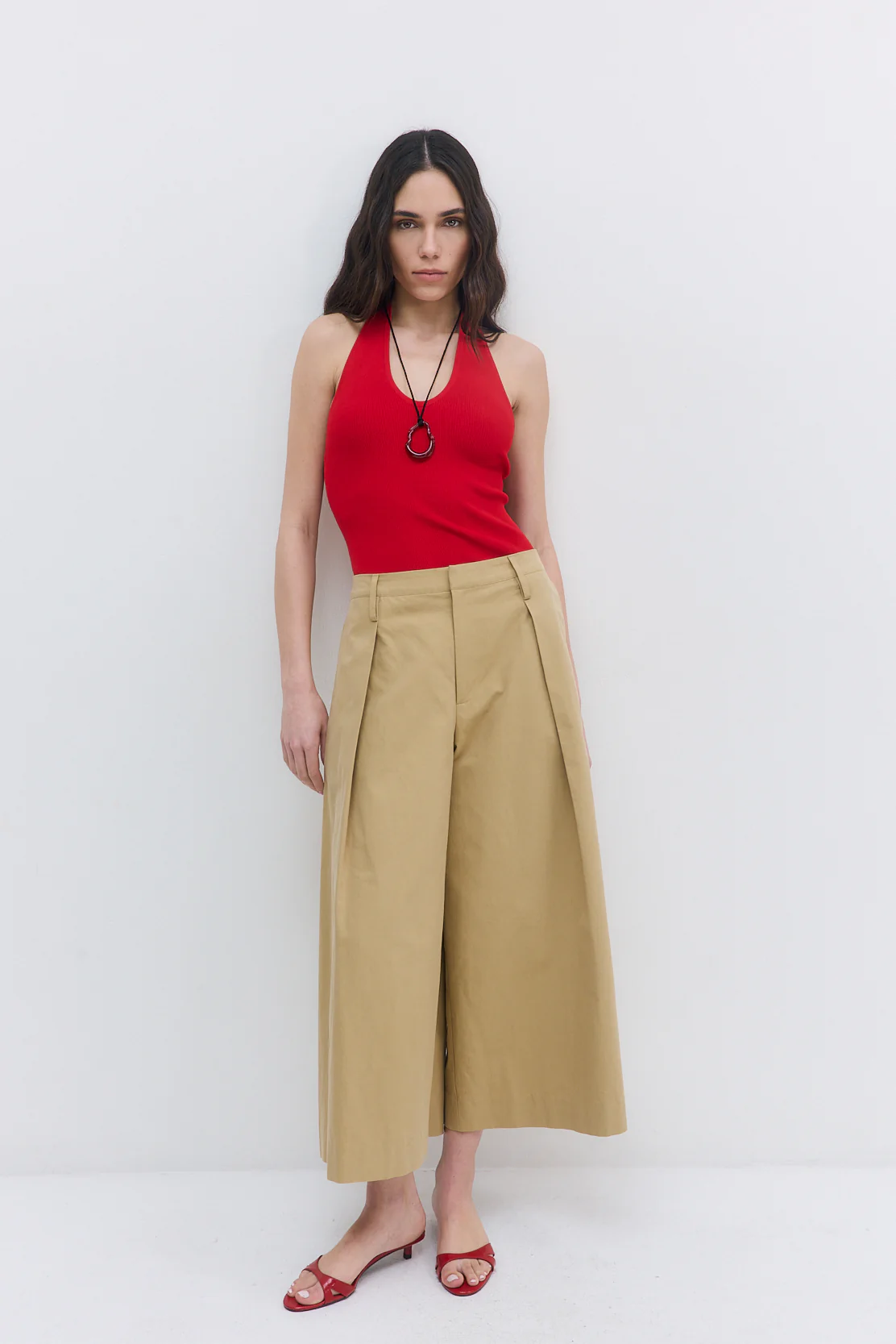Tight Ribbed Halter Neck - Image 3