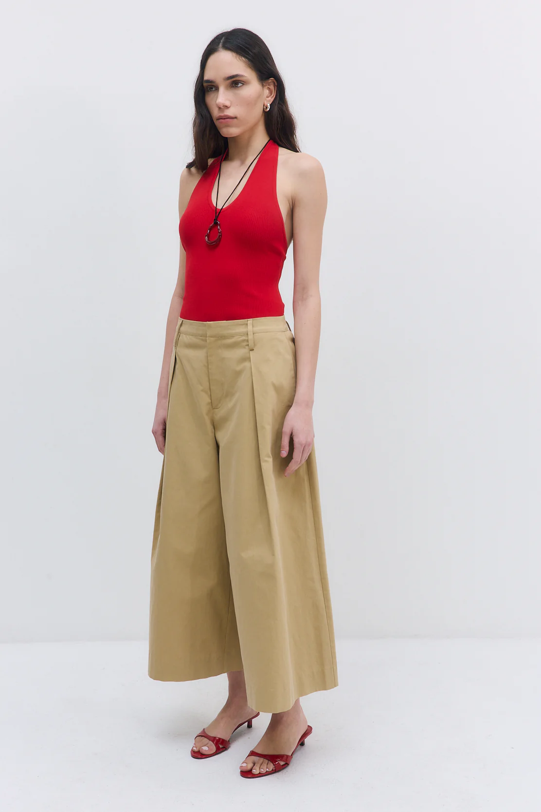 Tight Ribbed Halter Neck - Image 4