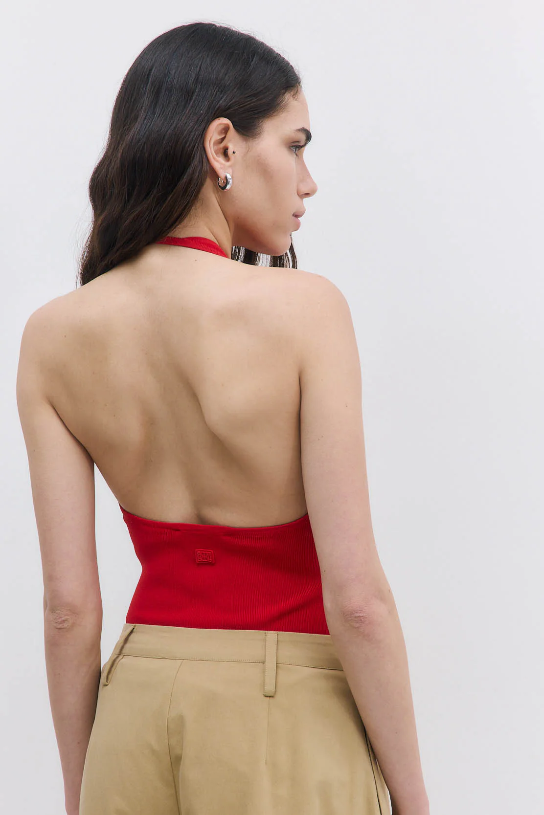 Tight Ribbed Halter Neck - Image 6