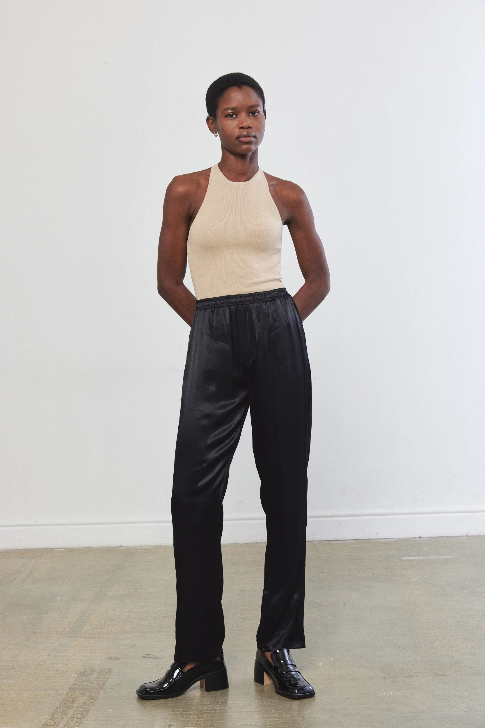 Tight Ribbed Halter Top - Image 2