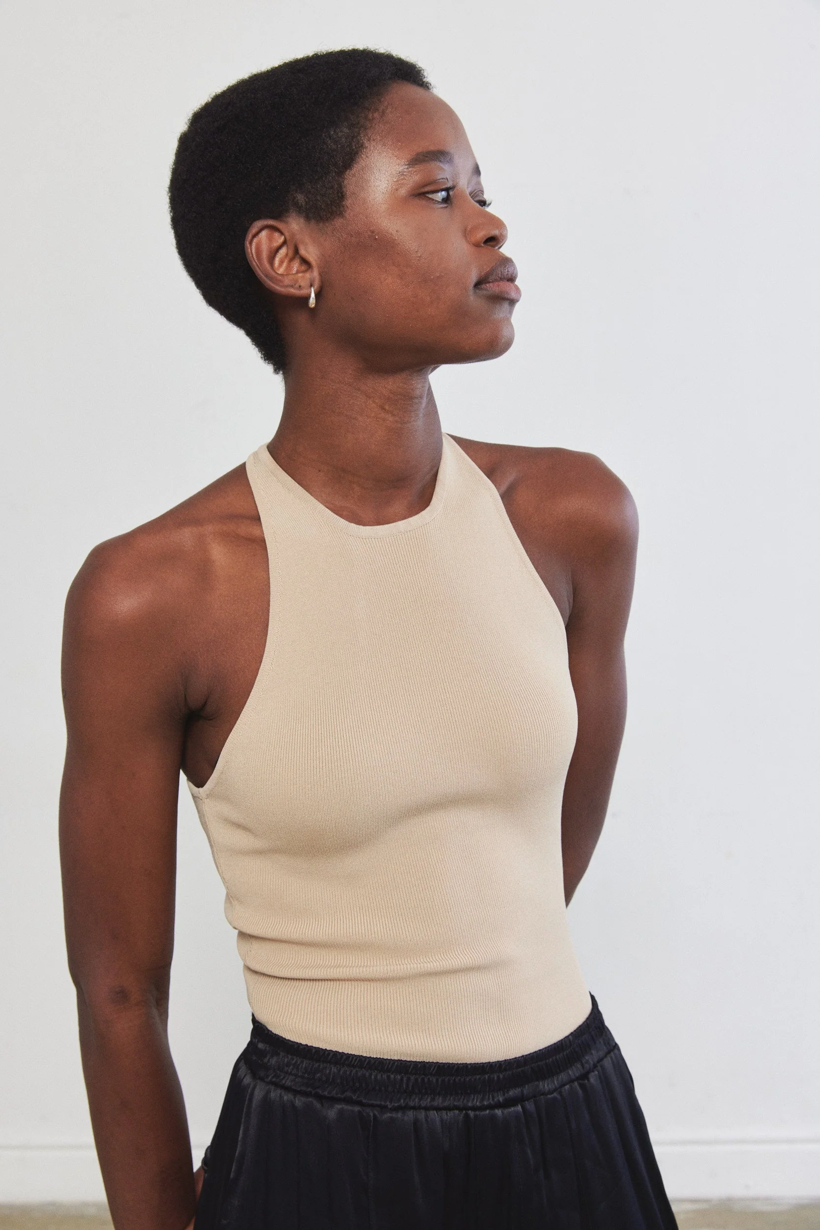 Tight Ribbed Halter Top - Image 3