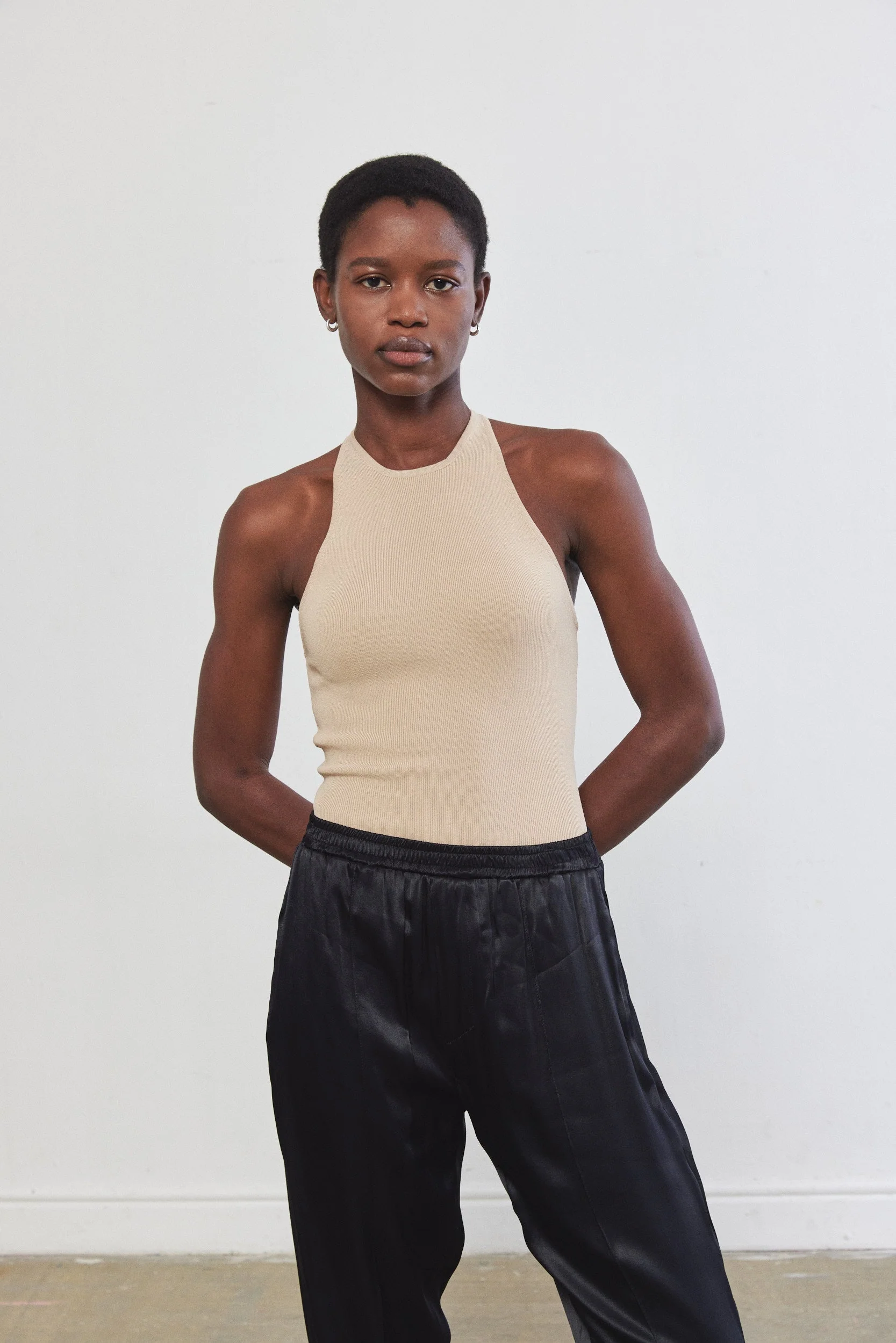 Tight Ribbed Halter Top - Image 6