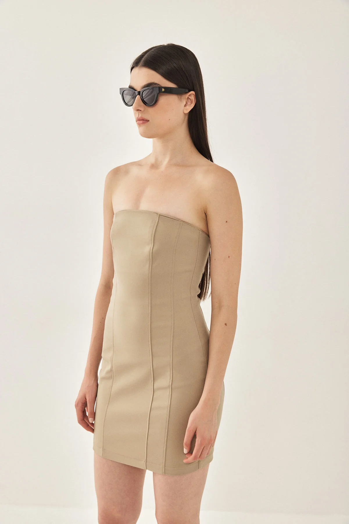 Tight Strapless Mini Dress - Image 6