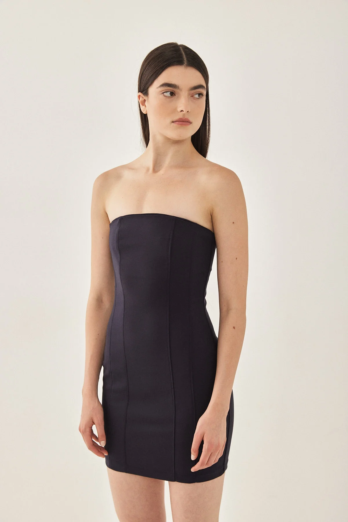 Tight Strapless Mini Dress - Image 6