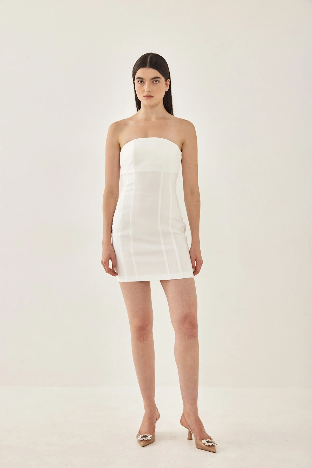 Tight Strapless Mini Dress