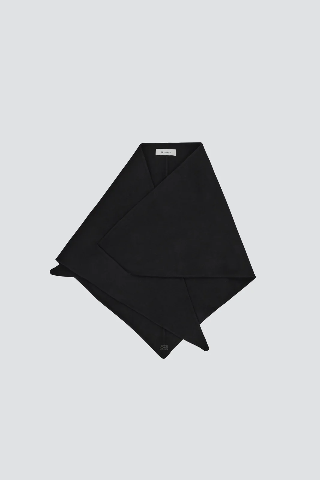 Double Wool Triangle Scarf