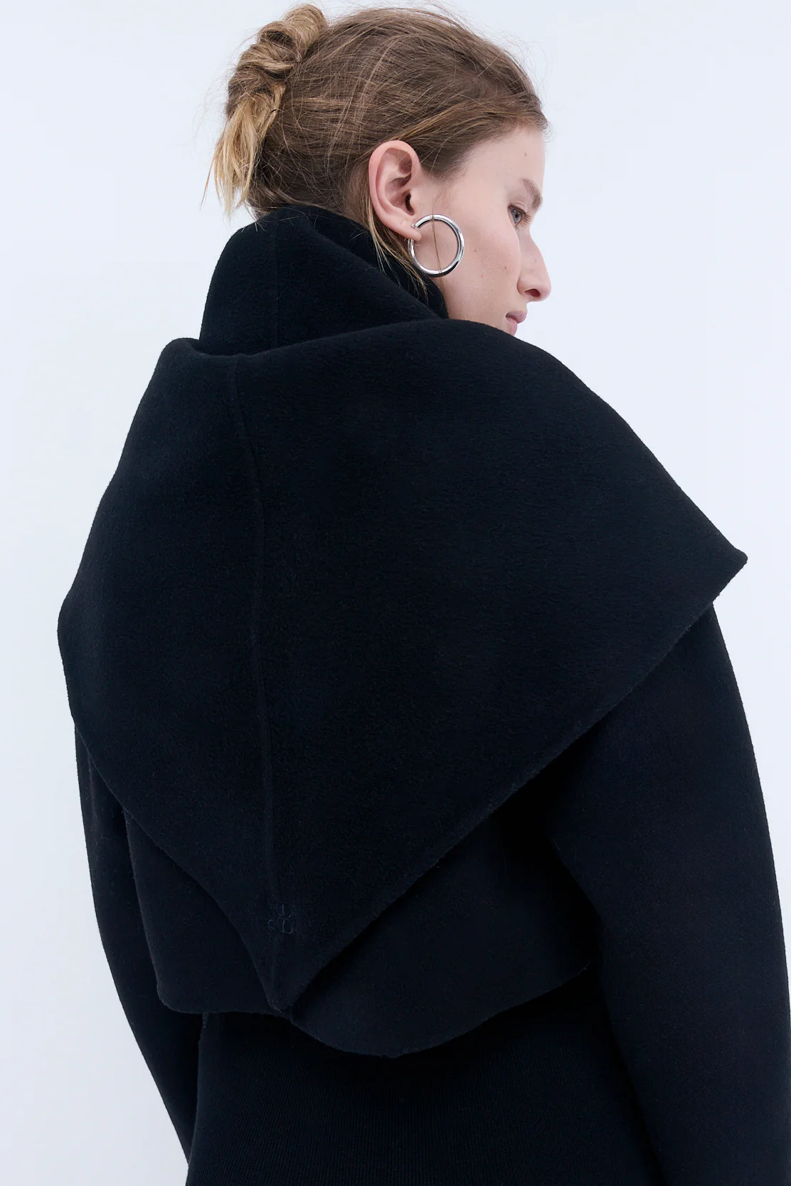 Double Wool Triangle Scarf - Image 5