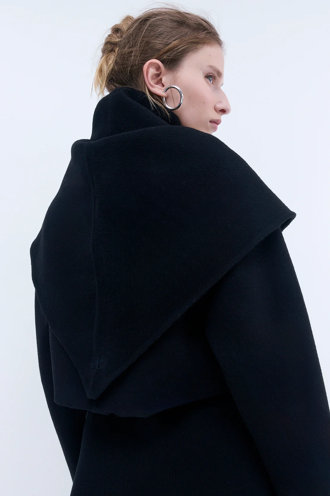 Double Wool Triangle Scarf - Image 6