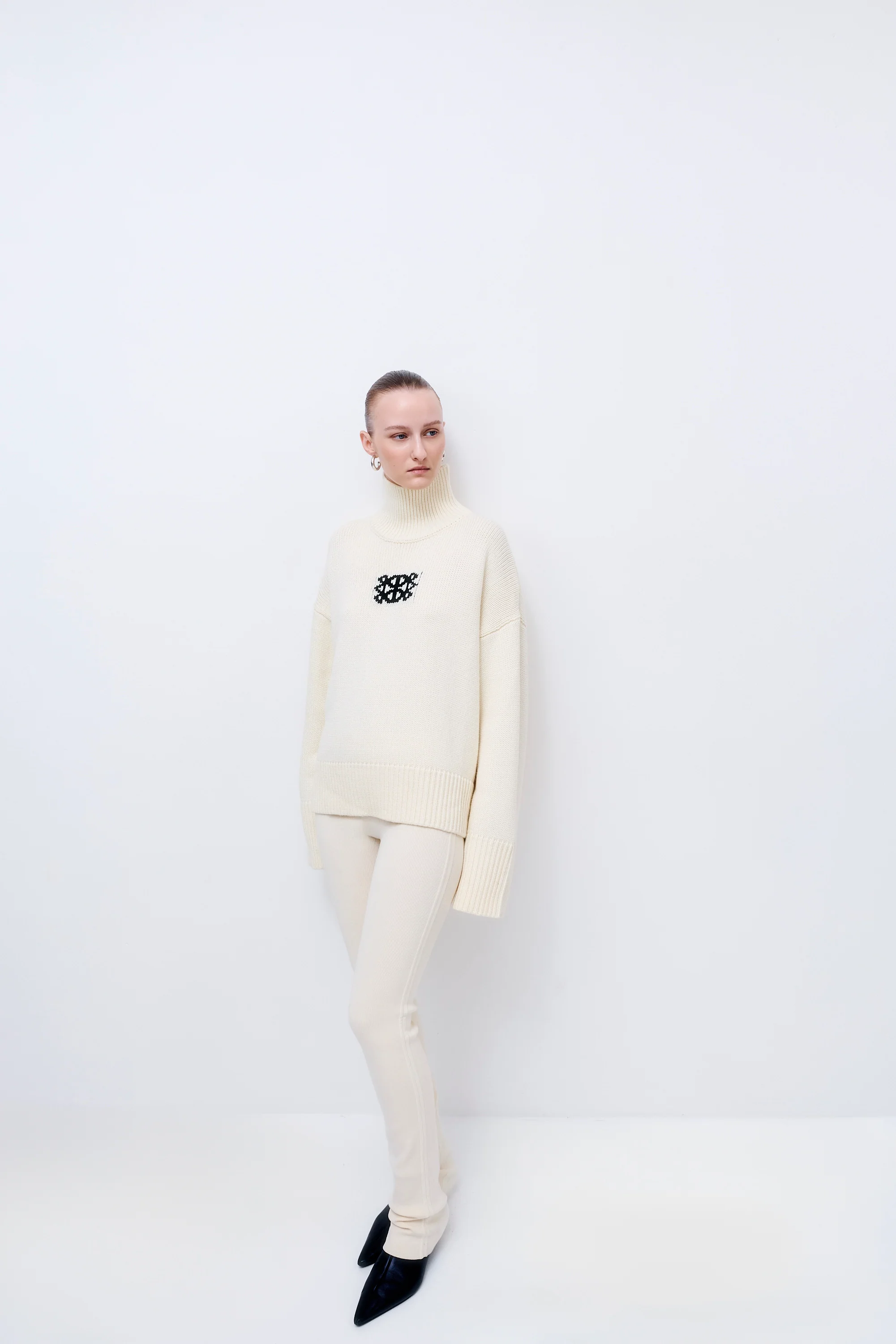Turtleneck Intarsia Jumper - Image 3