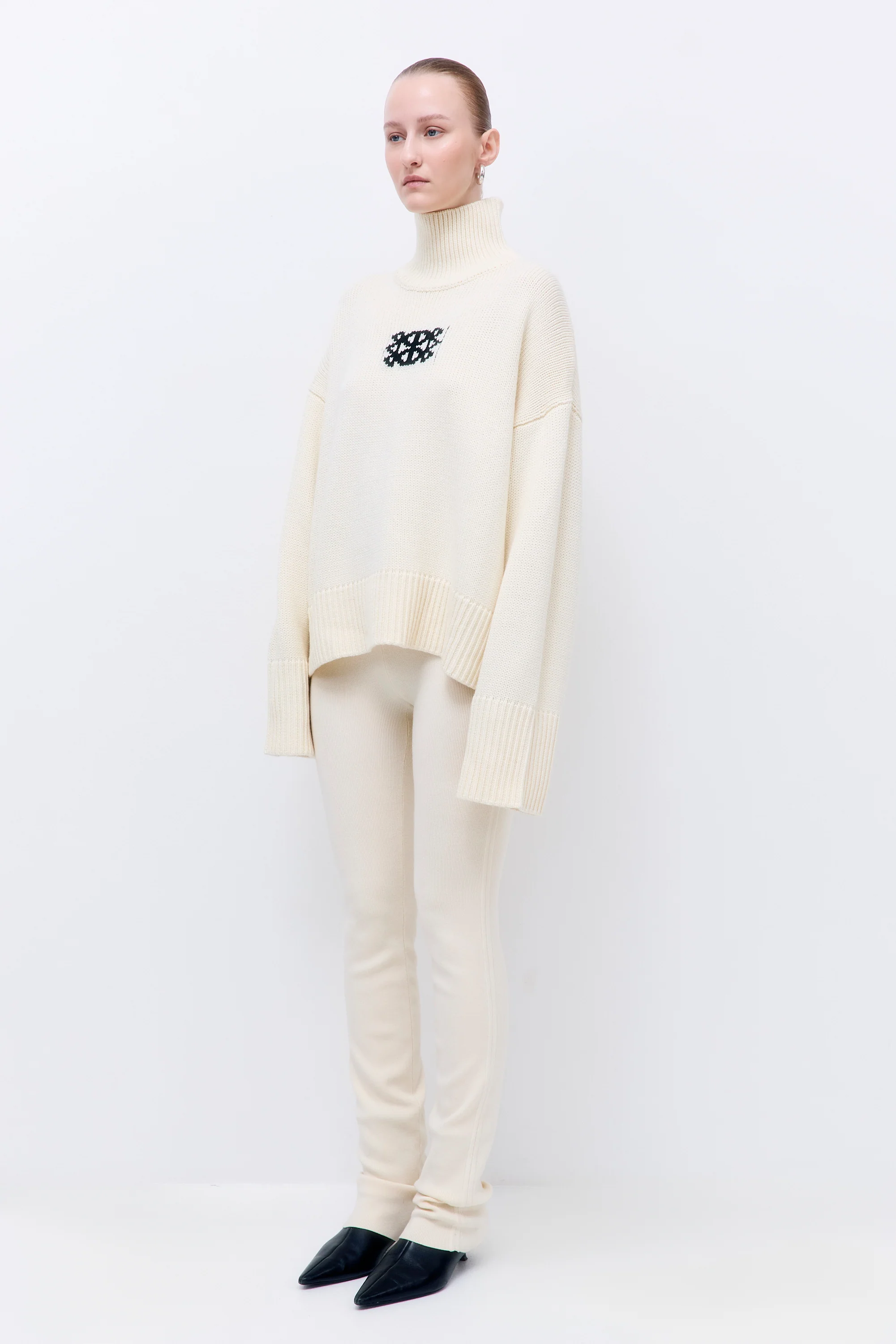 Turtleneck Intarsia Jumper - Image 4