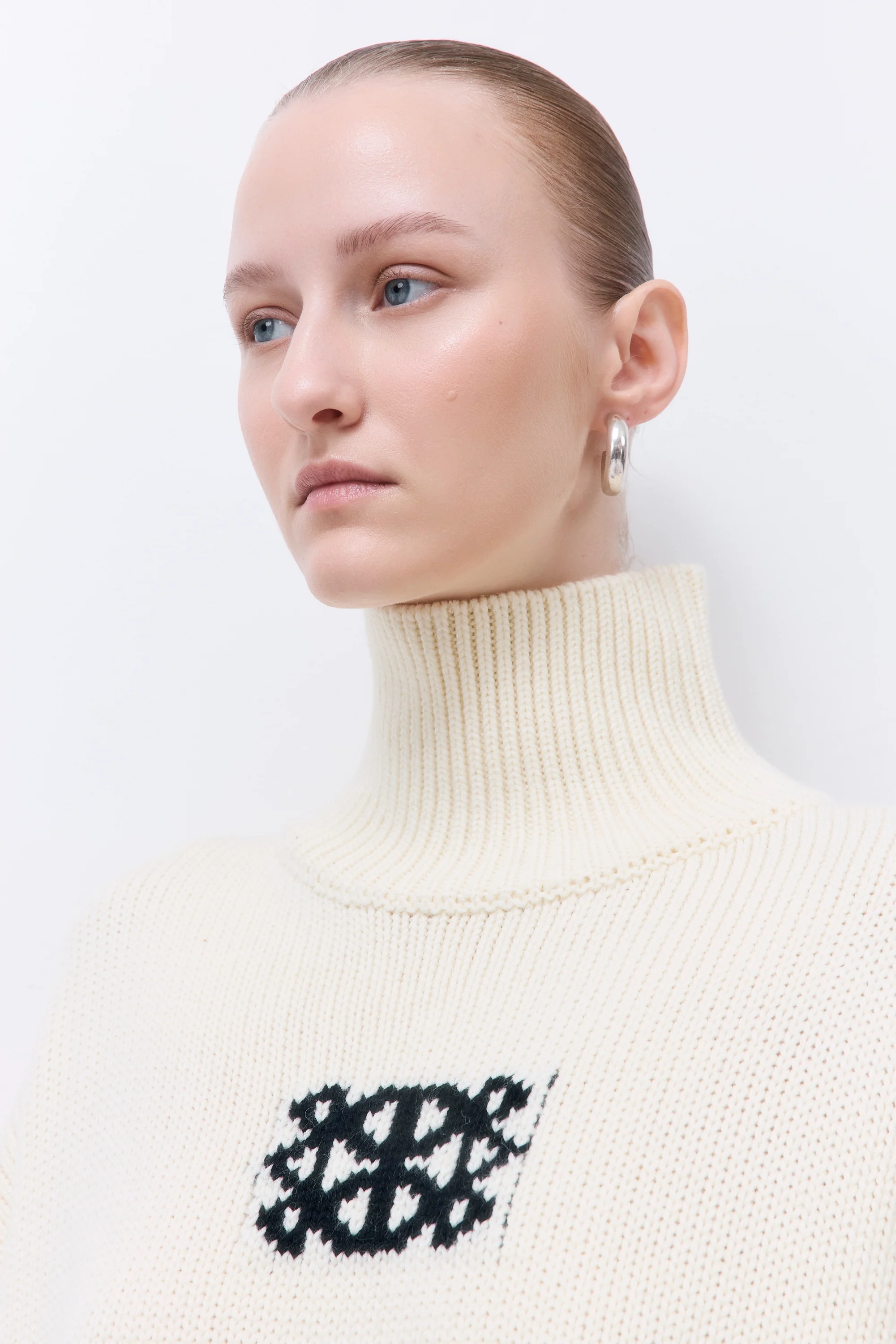 Turtleneck Intarsia Jumper - Image 6