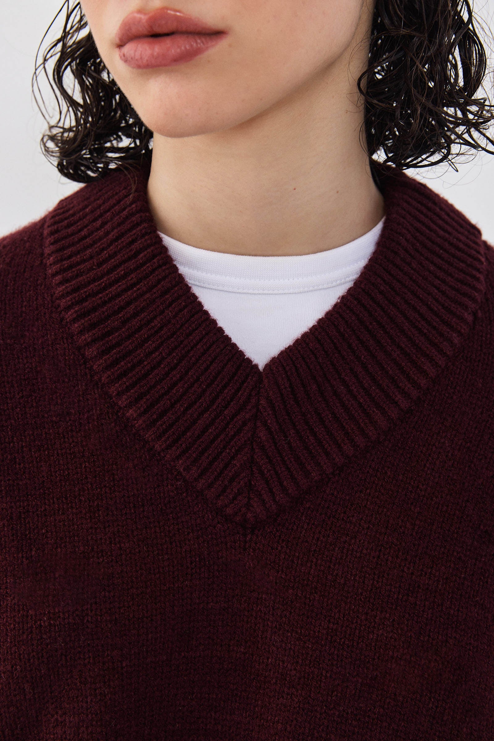 V Neck Oversized Jumper - Image 6