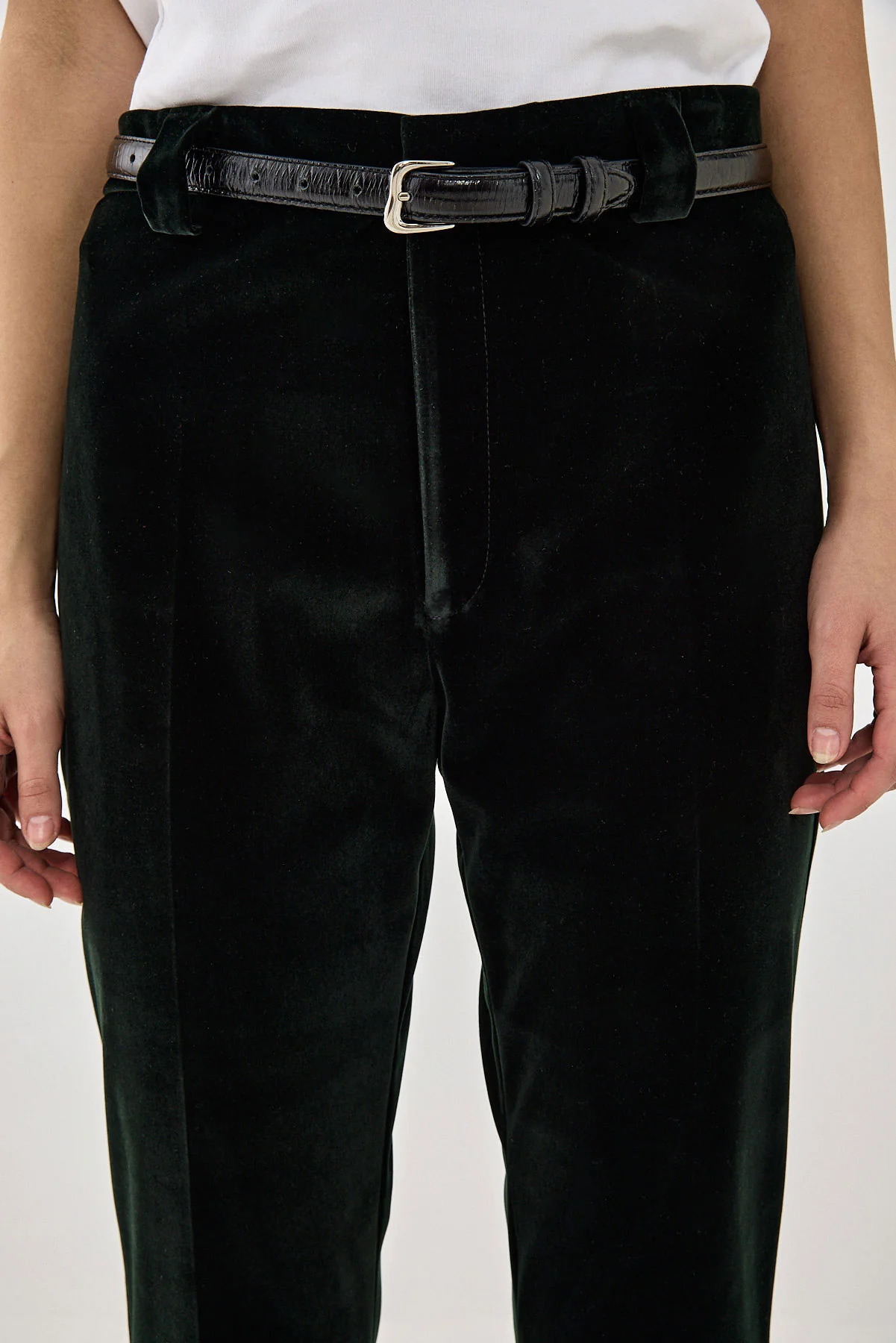 Rigid Velvet Bootcut Pants - Image 6